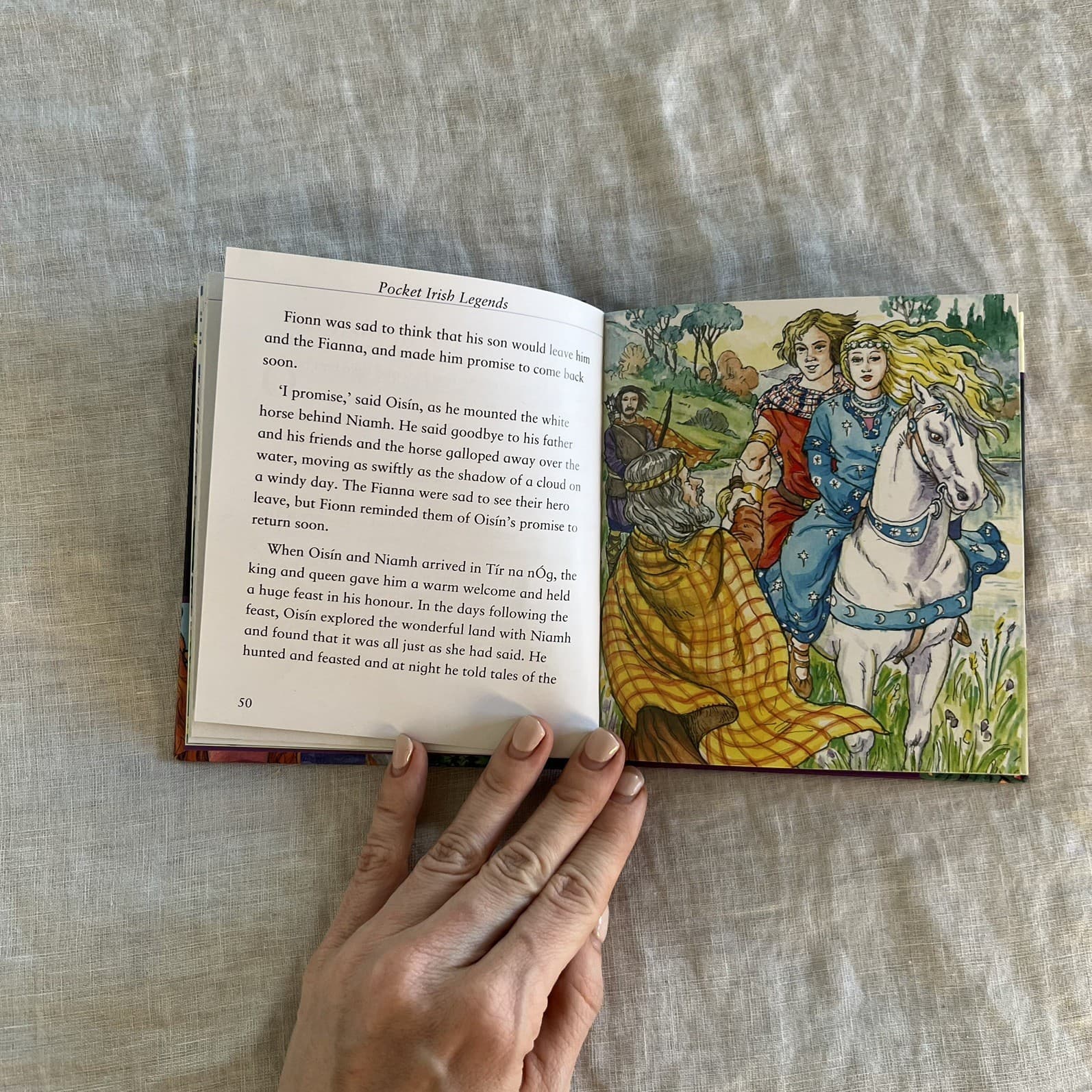 Pocket Irish Legends Hardcover Book 28 Celtic Myths Folklore Stories Kids — photo 4 of 5