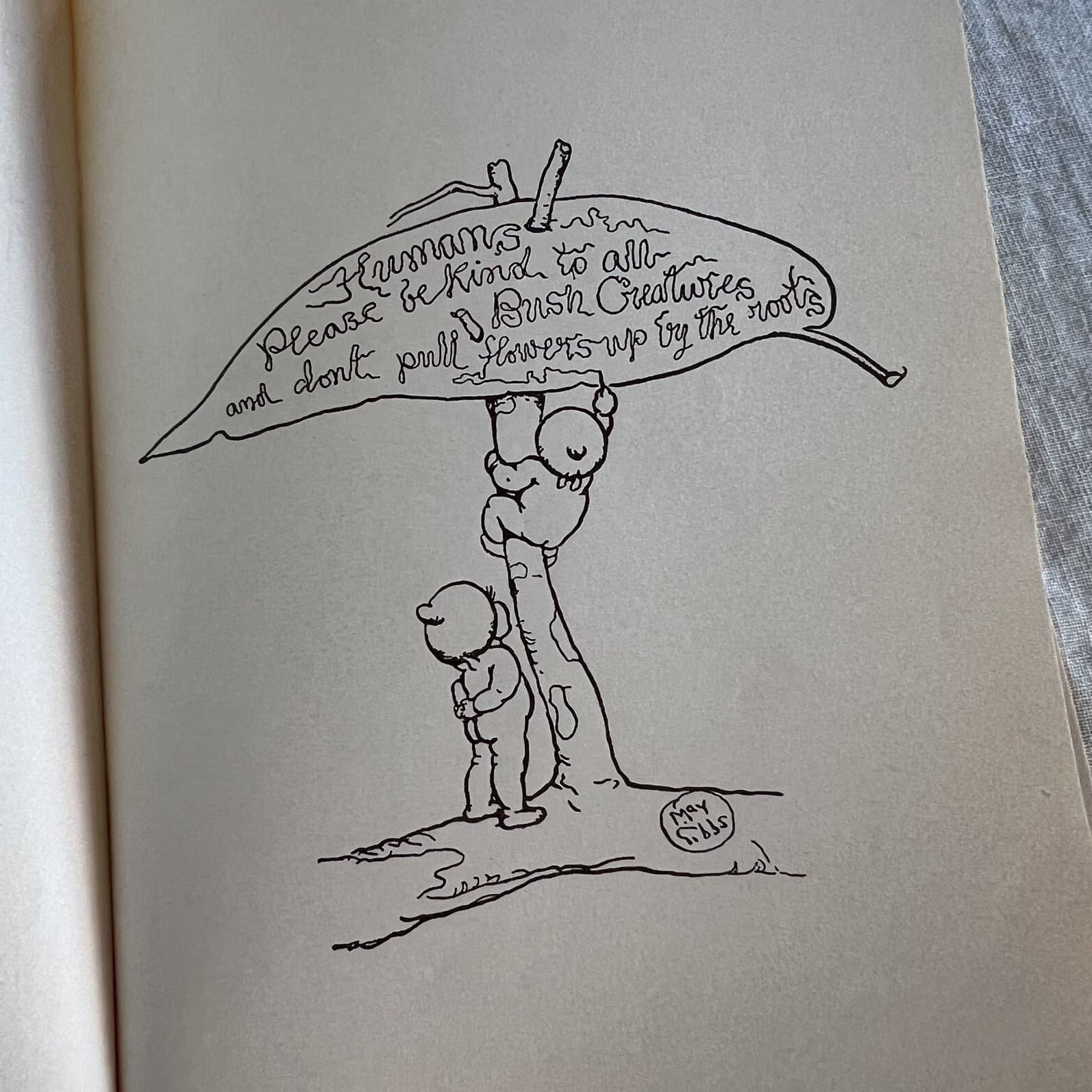 Snugglepot And Cuddlepie May Gibbs 1985 Vintage Book Rare Collector Stamp Set — photo 6 of 6