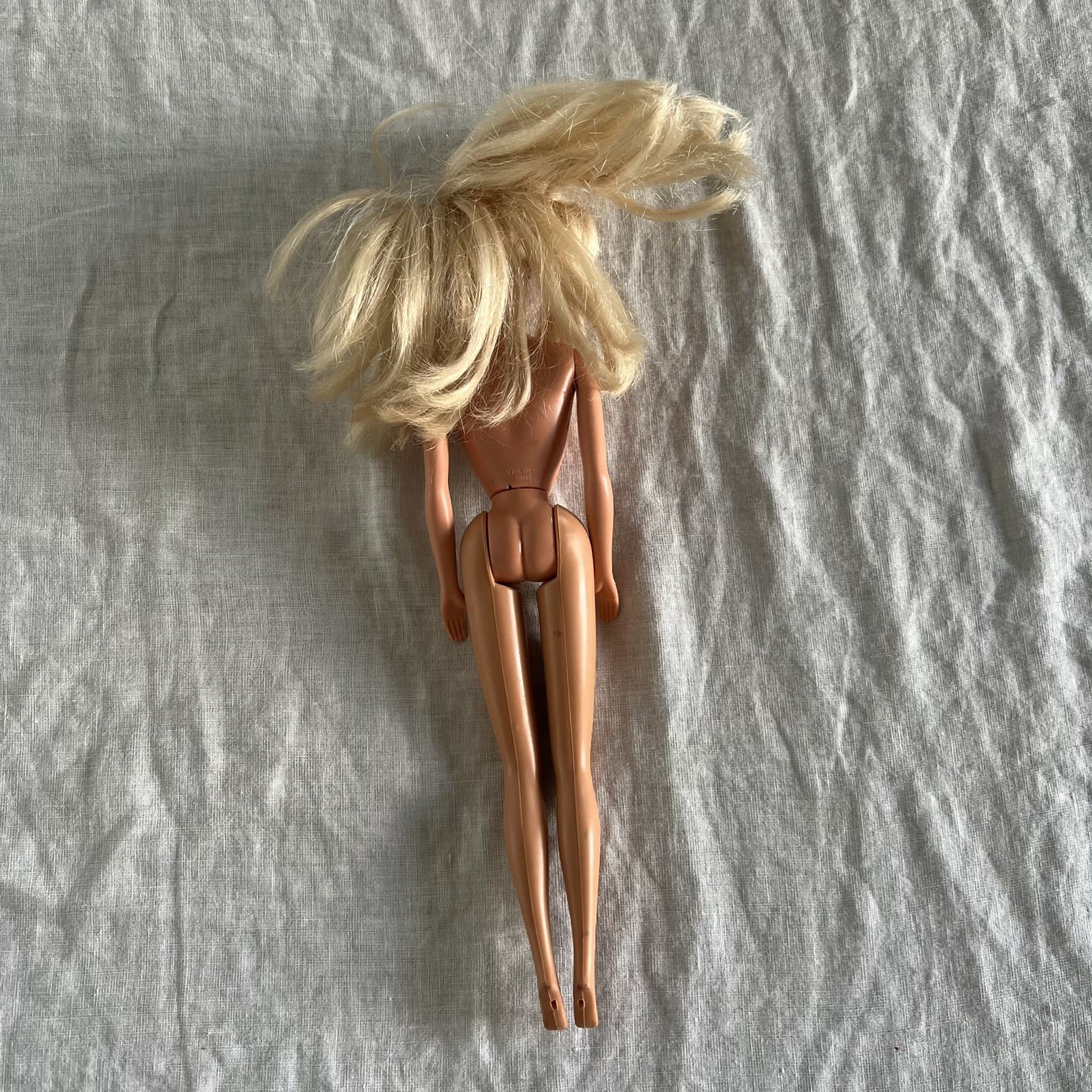 Vintage 90s Mattel Barbie Doll Blonde Superstar 1976 Head Mark 1966 Body Played — photo 2 of 6