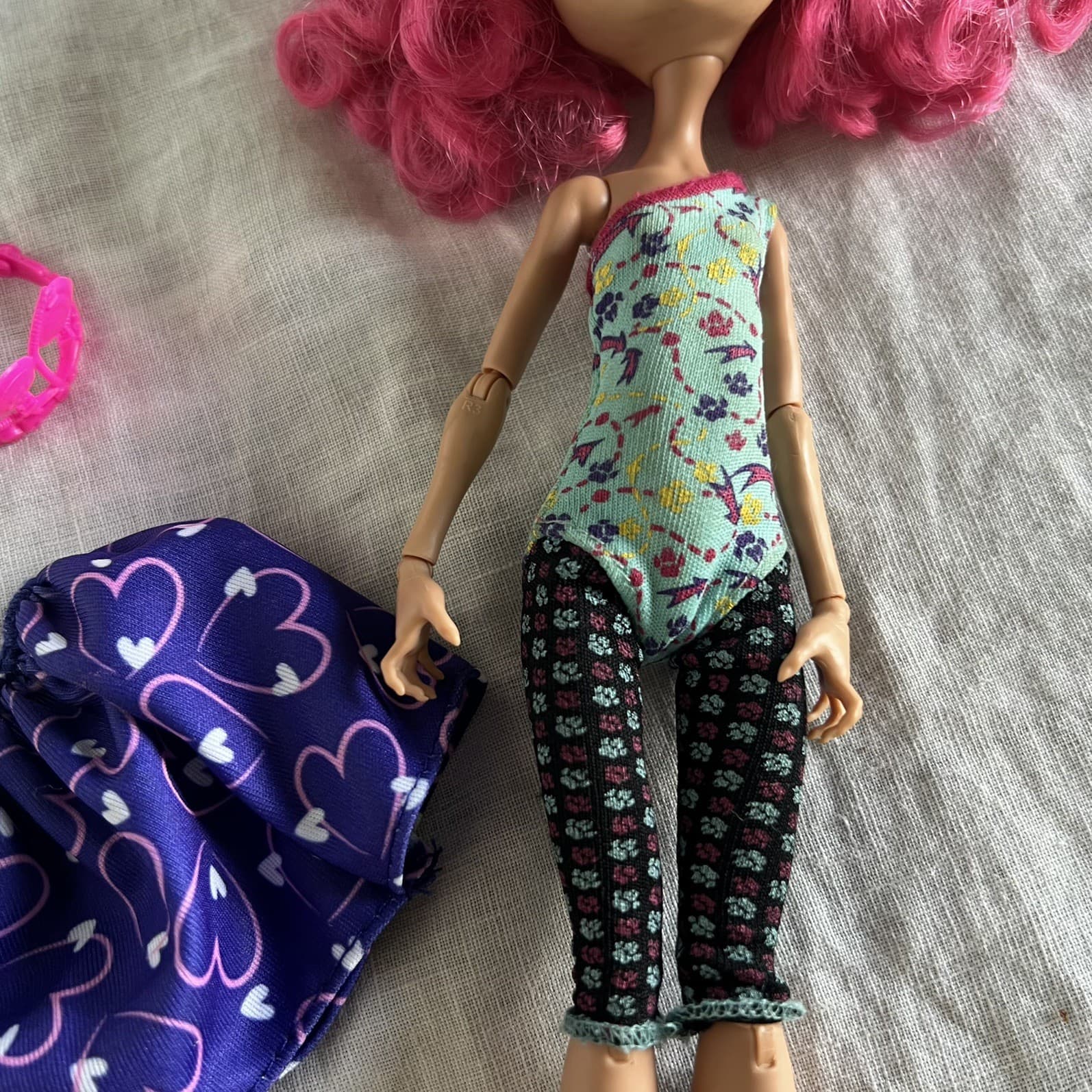 Monster High Howleen Wolf Doll Dance Class Mattel Jumpsuit Skirt Shoes Played — photo 5 of 7