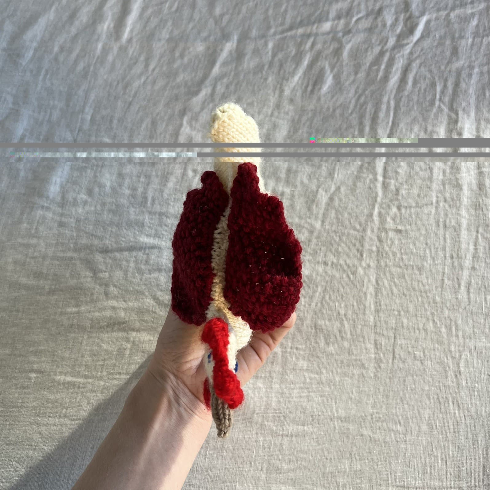 Hand Knit Chicken Egg Cosy Finger Puppet Vintage Cottagecore Farmhouse Kitchen — photo 7 of 7