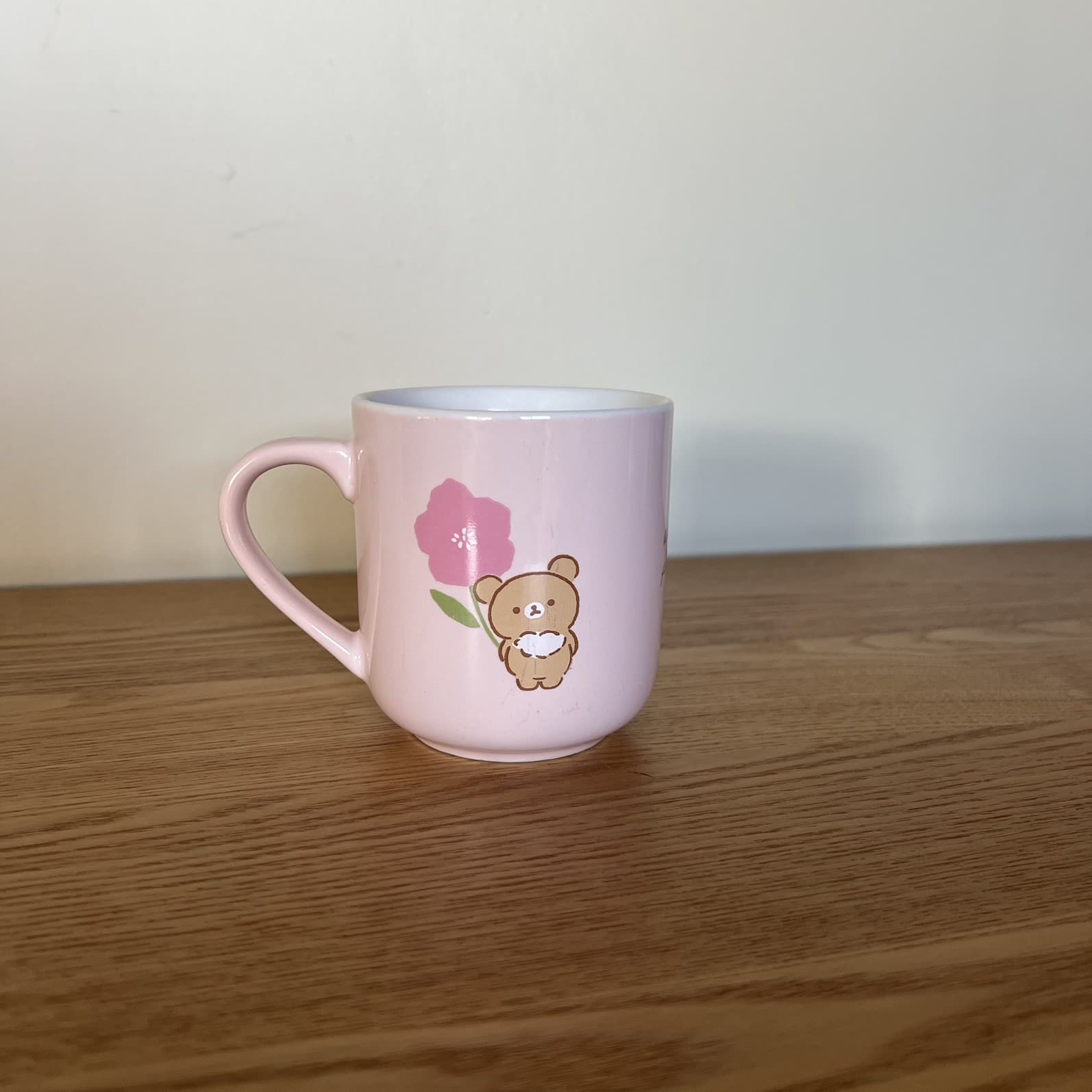 San-X Rilakkuma Cafe Mug Pink Korilakkuma Chairoikoguma Limited Edition Japan — photo 11 of 11