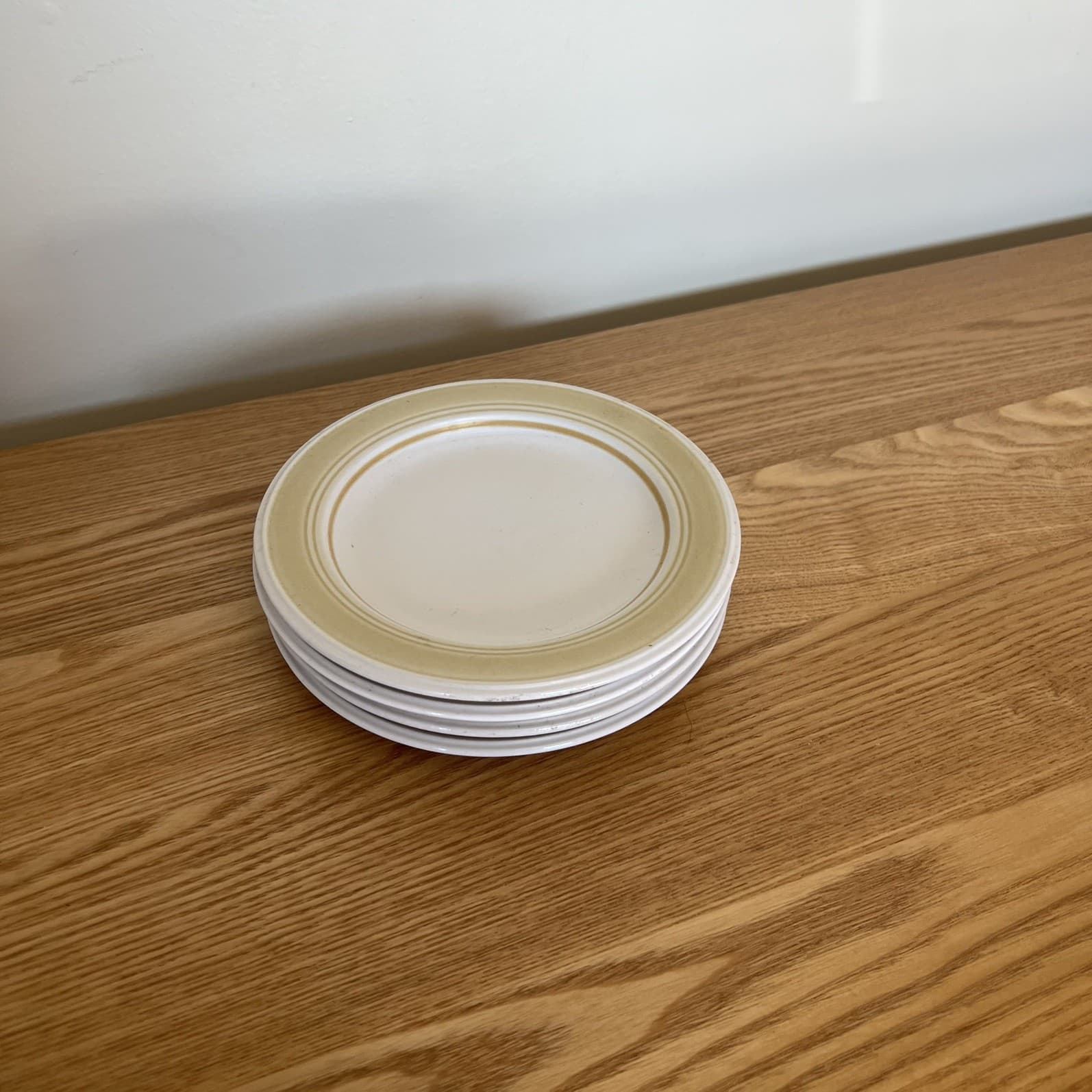 Wabi Sabi Earthy Japandi Vintage Stoneware Plates Impressions by Danielle Set 4 — photo 7 of 7