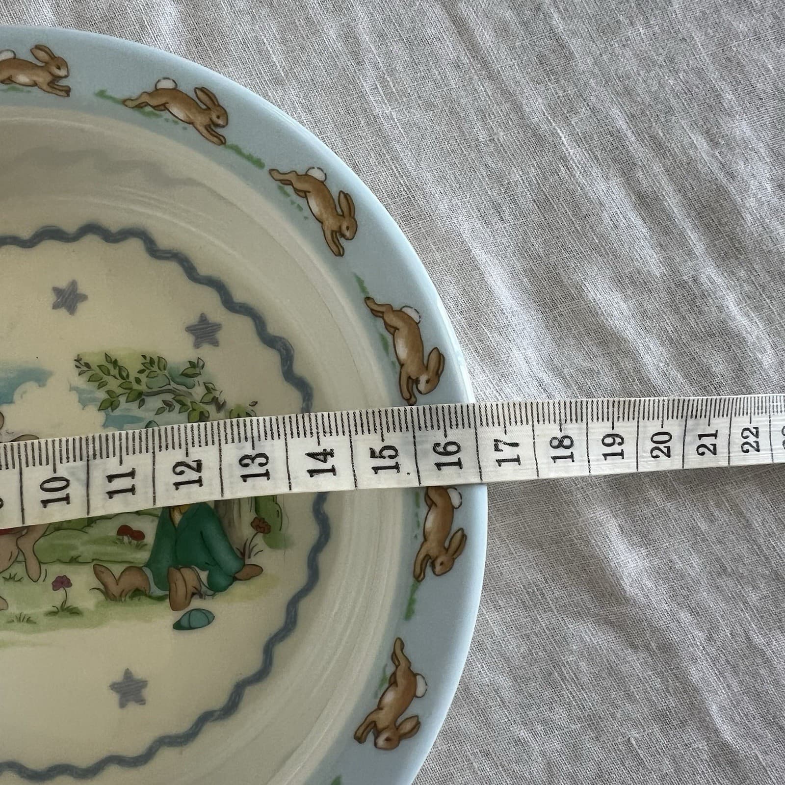 Royal Doulton Bunnykins Melamine Bowl Vintage Kids Nursery Rabbit Tableware — photo 6 of 12