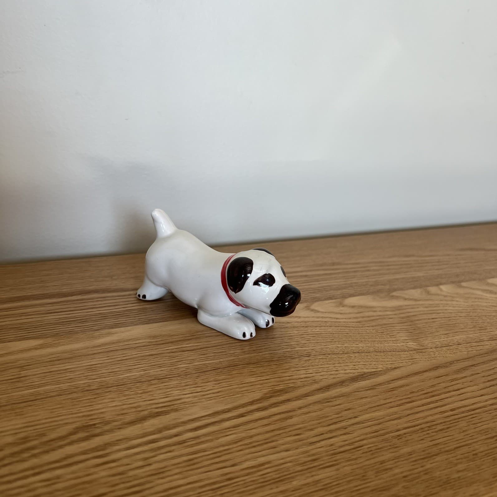 Vintage Ceramic Dog Figurine Mid Century Kitsch Puppy Ornament Nursery Decor — photo 1 of 12