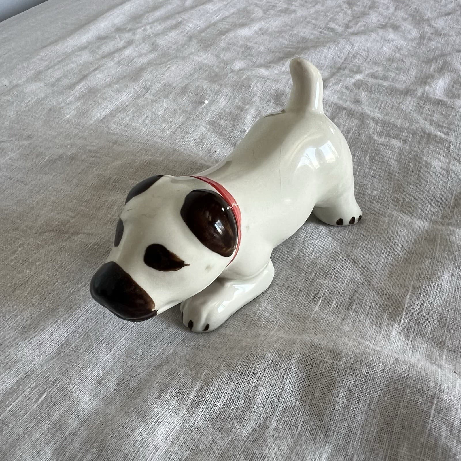 Vintage Ceramic Dog Figurine Mid Century Kitsch Puppy Ornament Nursery Decor — photo 3 of 12