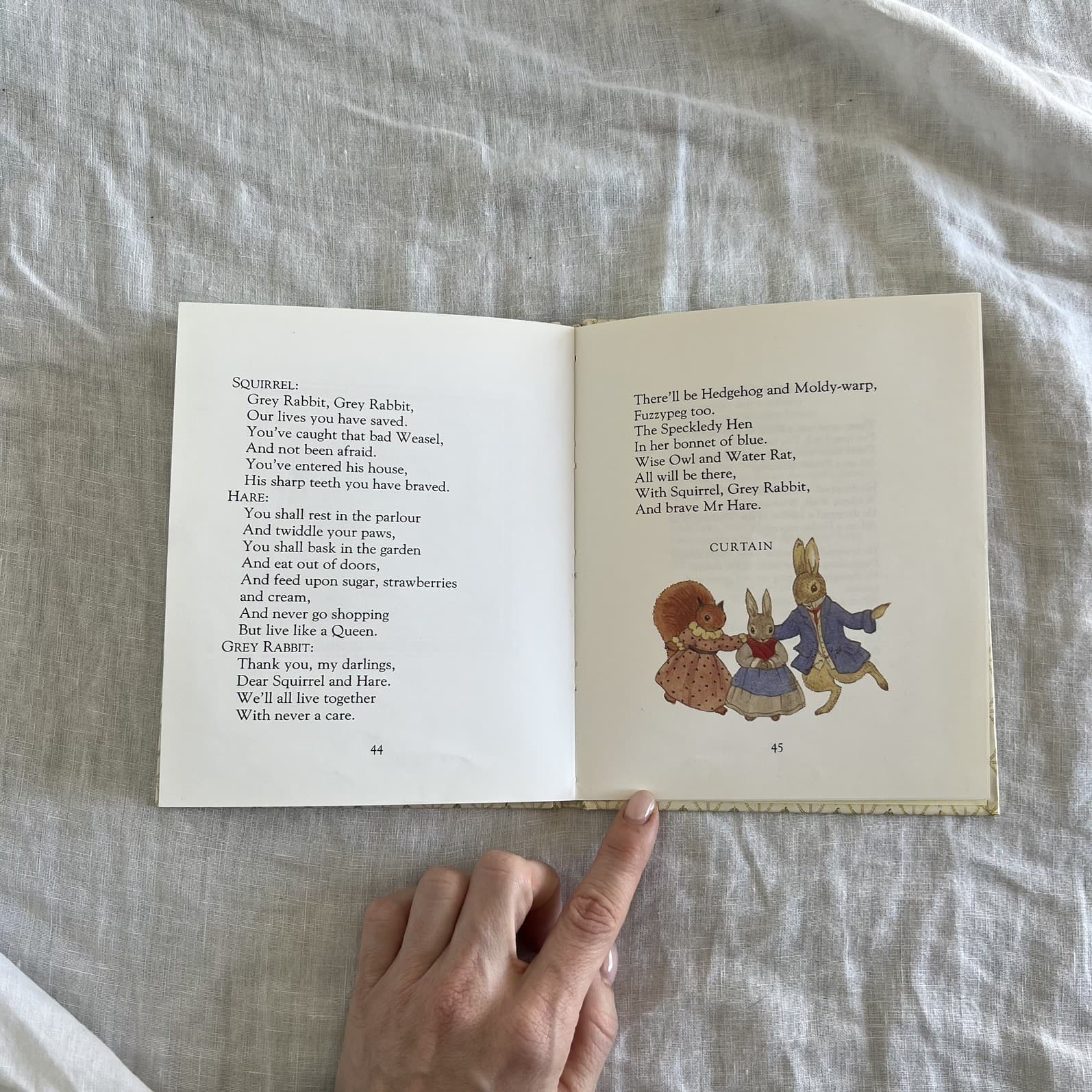 Vintage Little Grey Rabbit to the Rescue Play Book Alison Uttley Stage Script — photo 2 of 9
