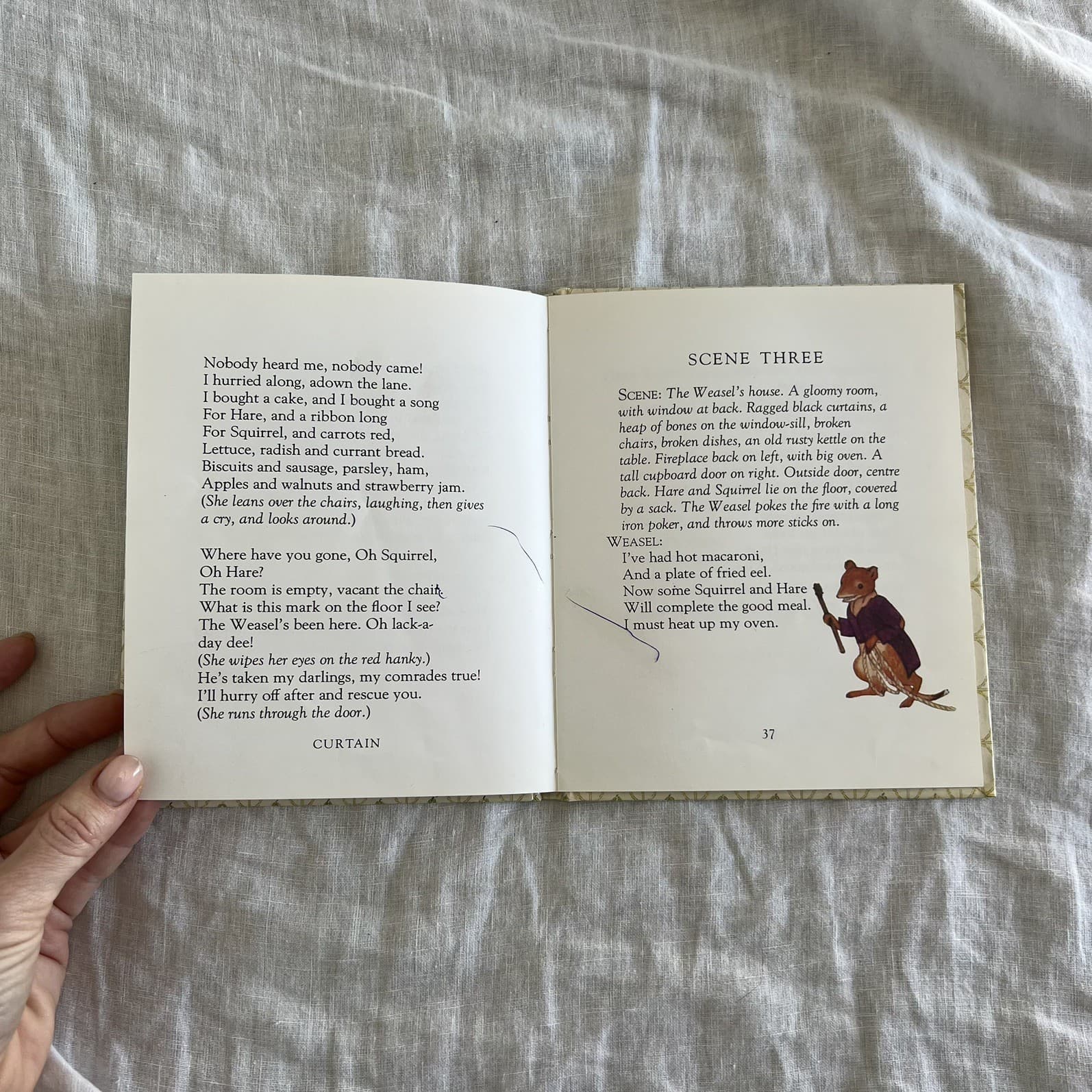 Vintage Little Grey Rabbit to the Rescue Play Book Alison Uttley Stage Script — photo 5 of 9