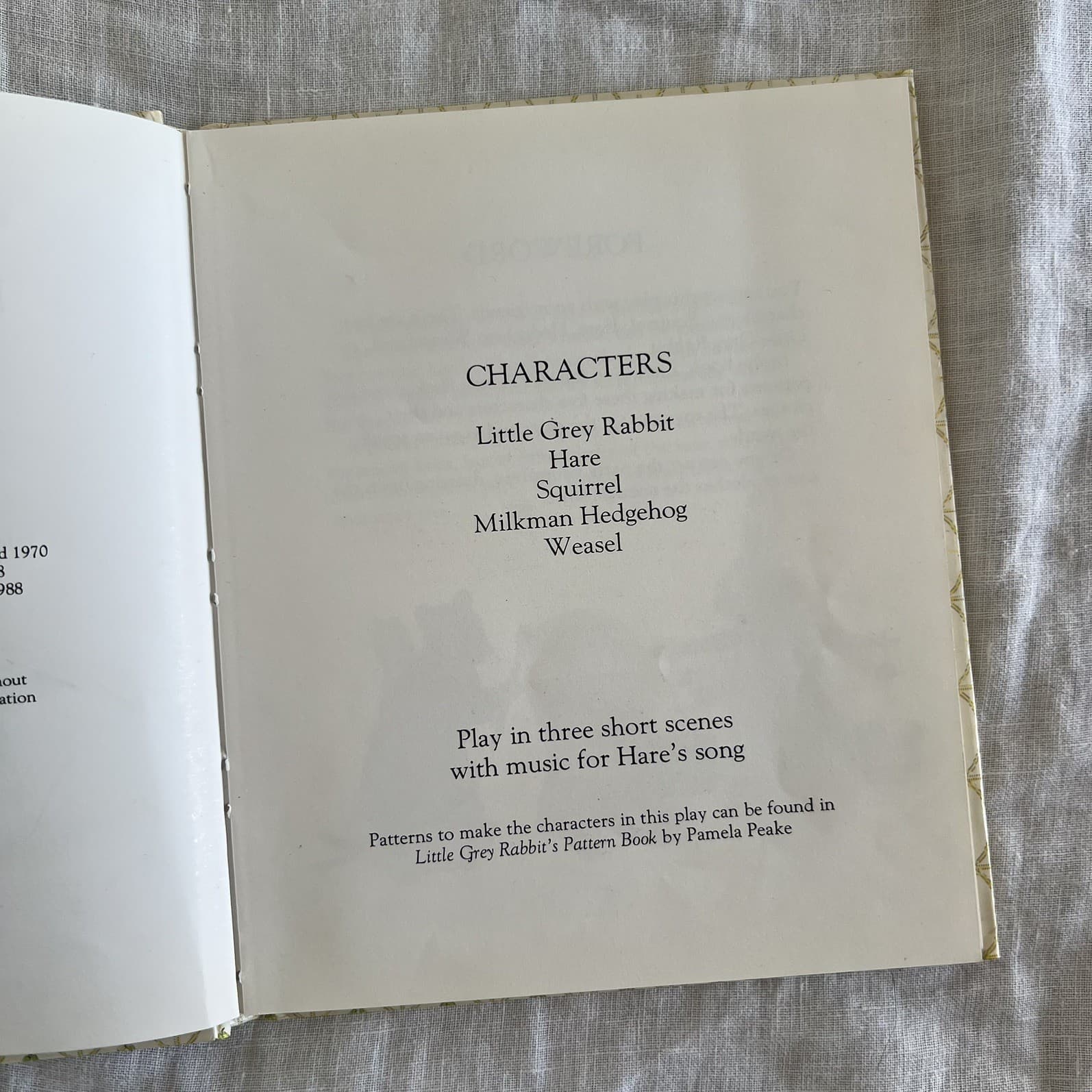 Vintage Little Grey Rabbit to the Rescue Play Book Alison Uttley Stage Script — photo 8 of 9