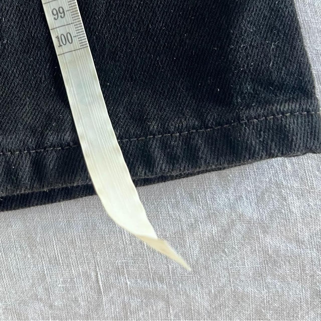 Vintage Levis 512 Black Jeans High Waisted Slim Fit Straight Leg Made USA 25 8 — photo 5 of 8