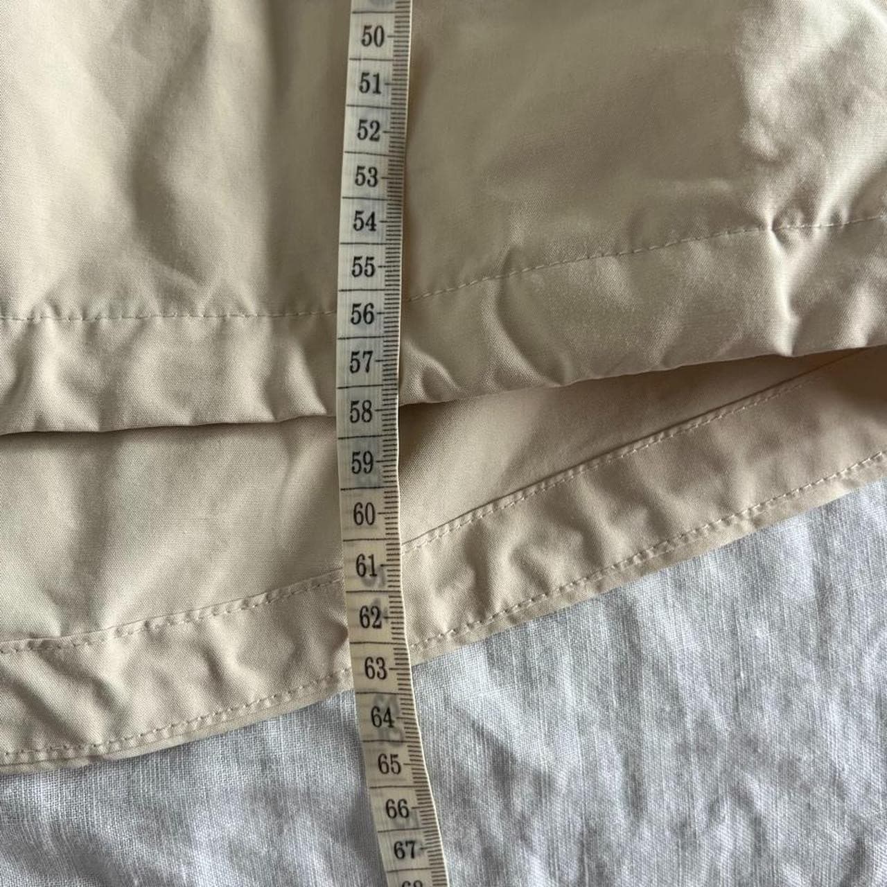 Uniqlo Oversized Boxy Chore Rain Jacket Hooded Parka Water Resistant Cream XS — photo 3 of 8