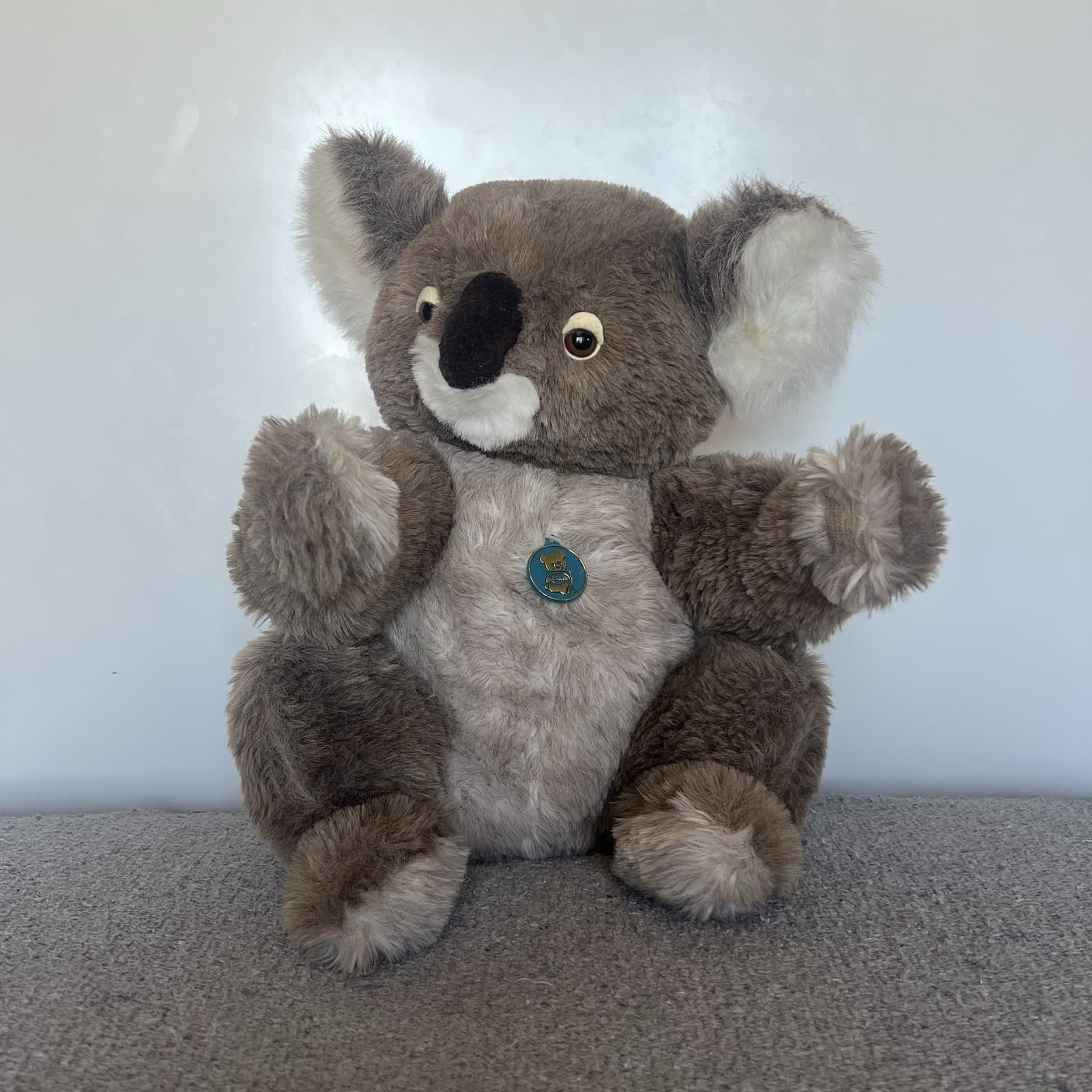Vintage 1981 Dakin Koala Bear Plush Large 45cm Soft Toy Australia Souvenir Tags — photo 2 of 16