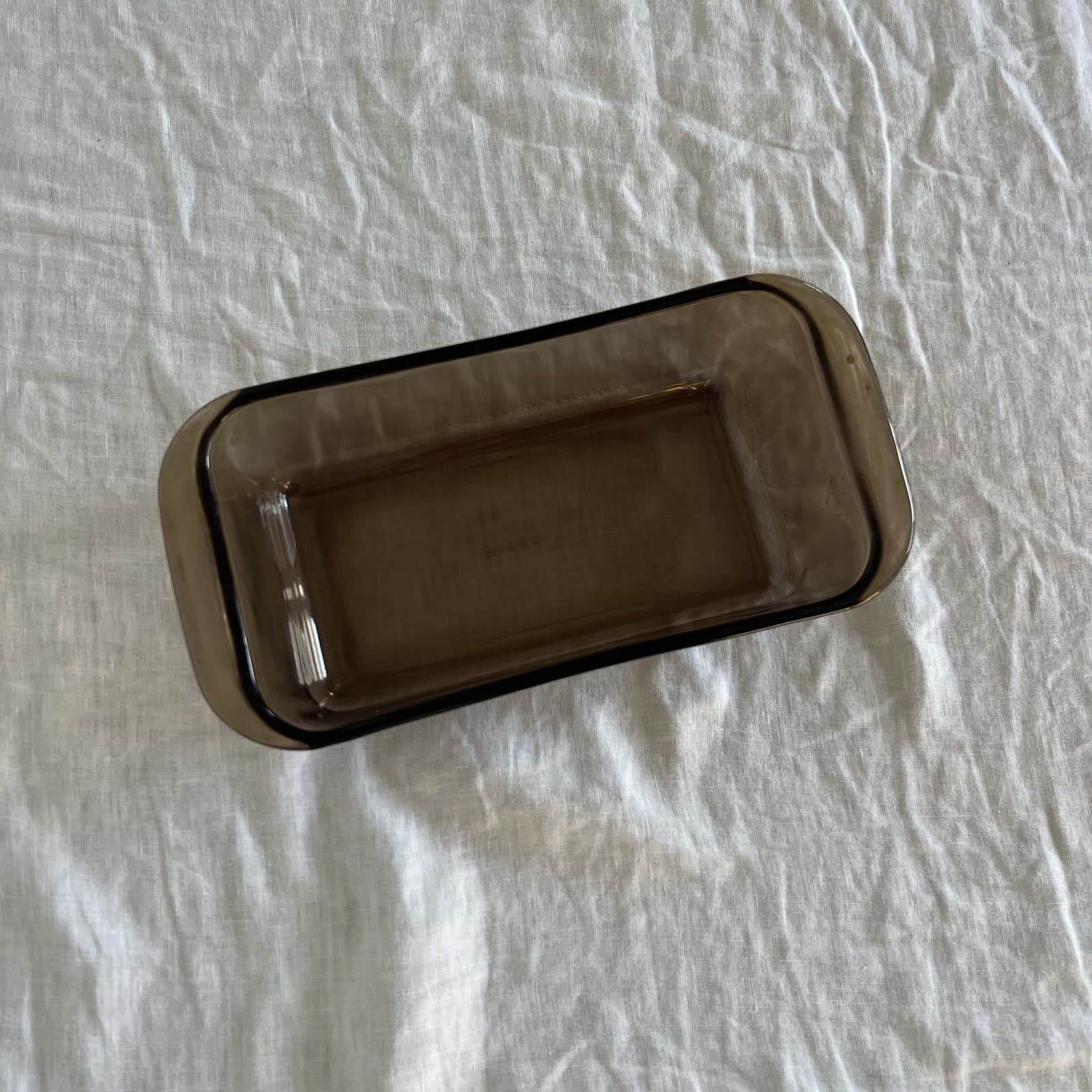 Vintage Pyrex Fireside Amber Glass Loaf Pan 213 22cm Corning USA Baking Dish — photo 3 of 10