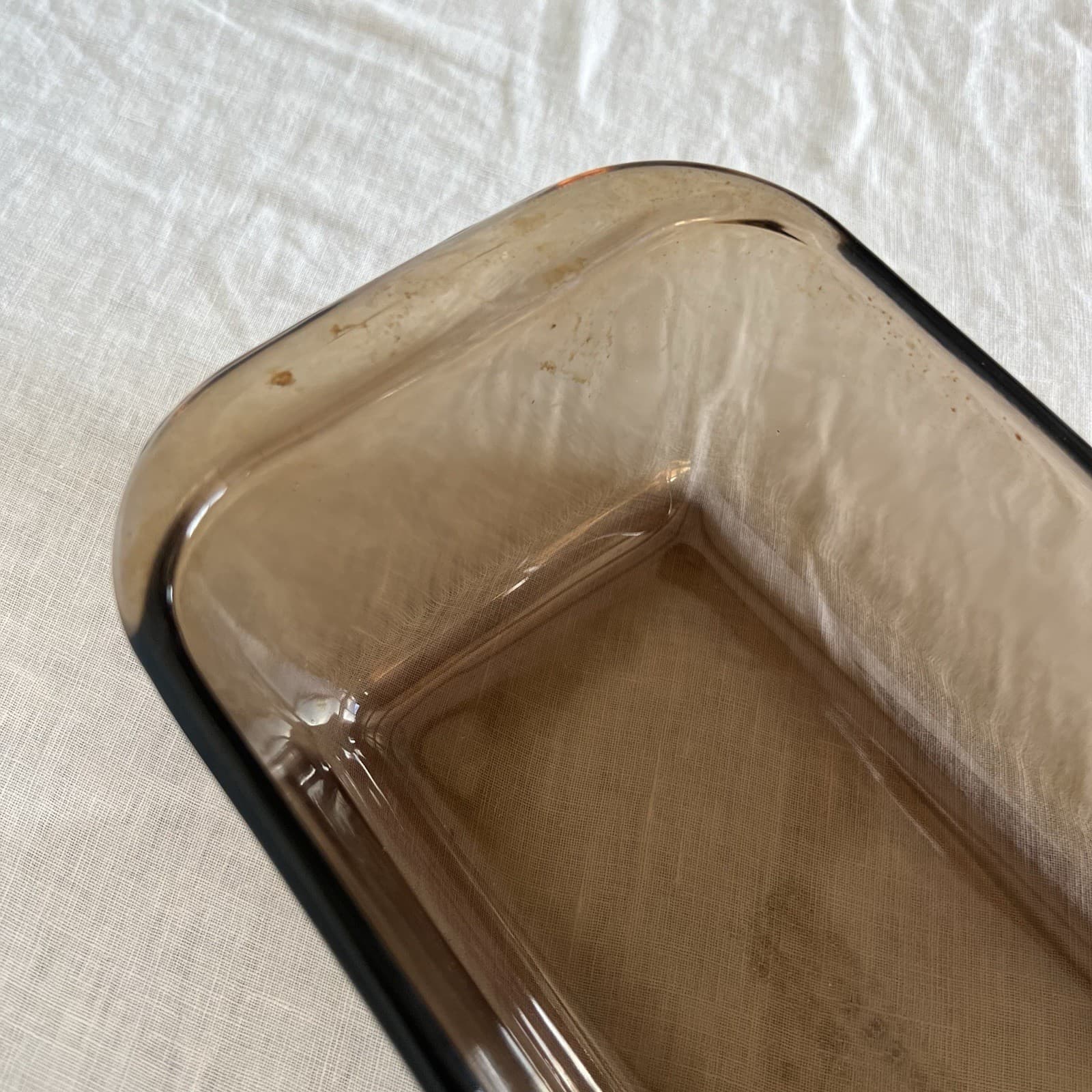 Vintage Pyrex Fireside Amber Glass Loaf Pan 213 22cm Corning USA Baking Dish — photo 7 of 10