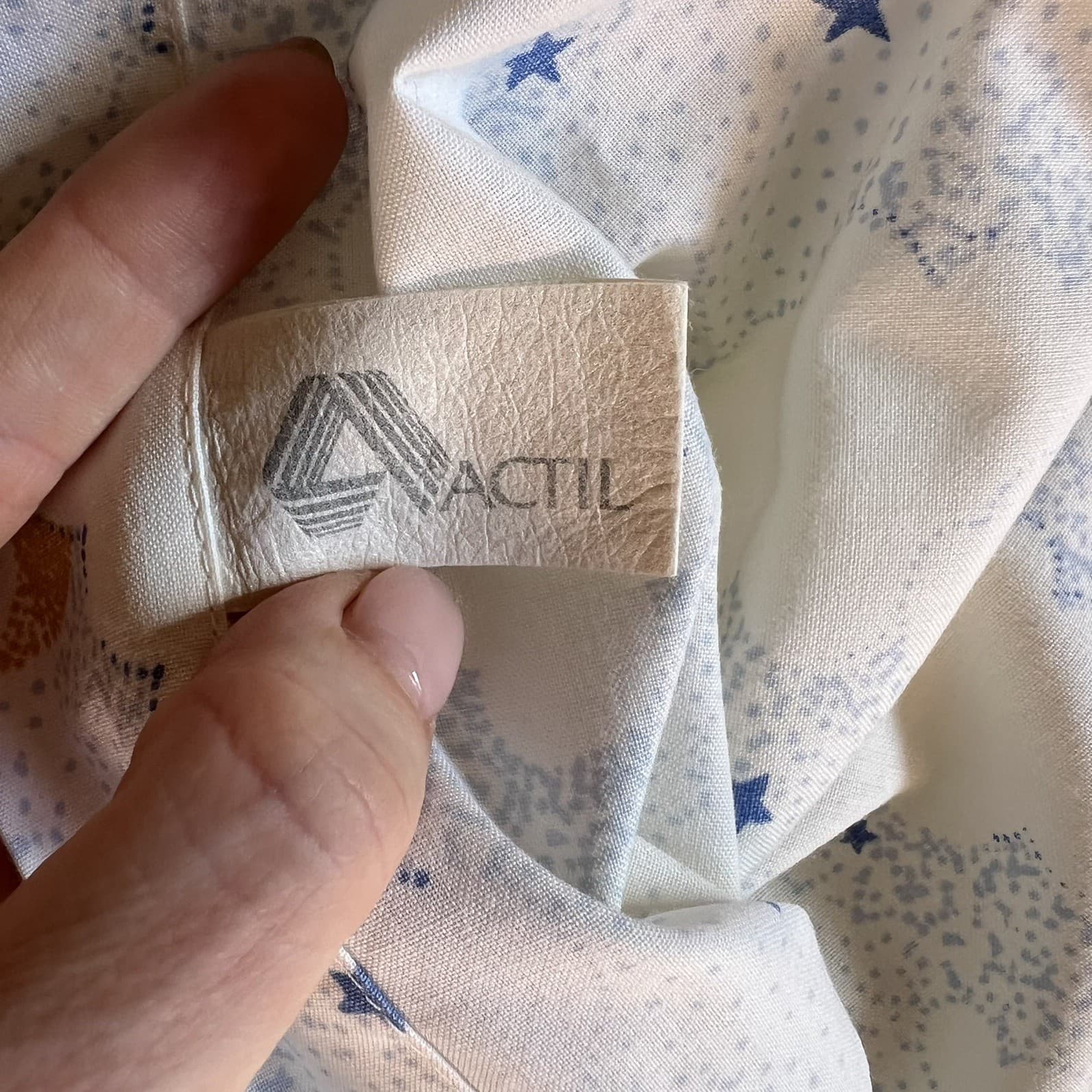 Vintage 1980s Actil Single Doona Quilt Cover Set Castle Fairytale Moon Stars — photo 2 of 11