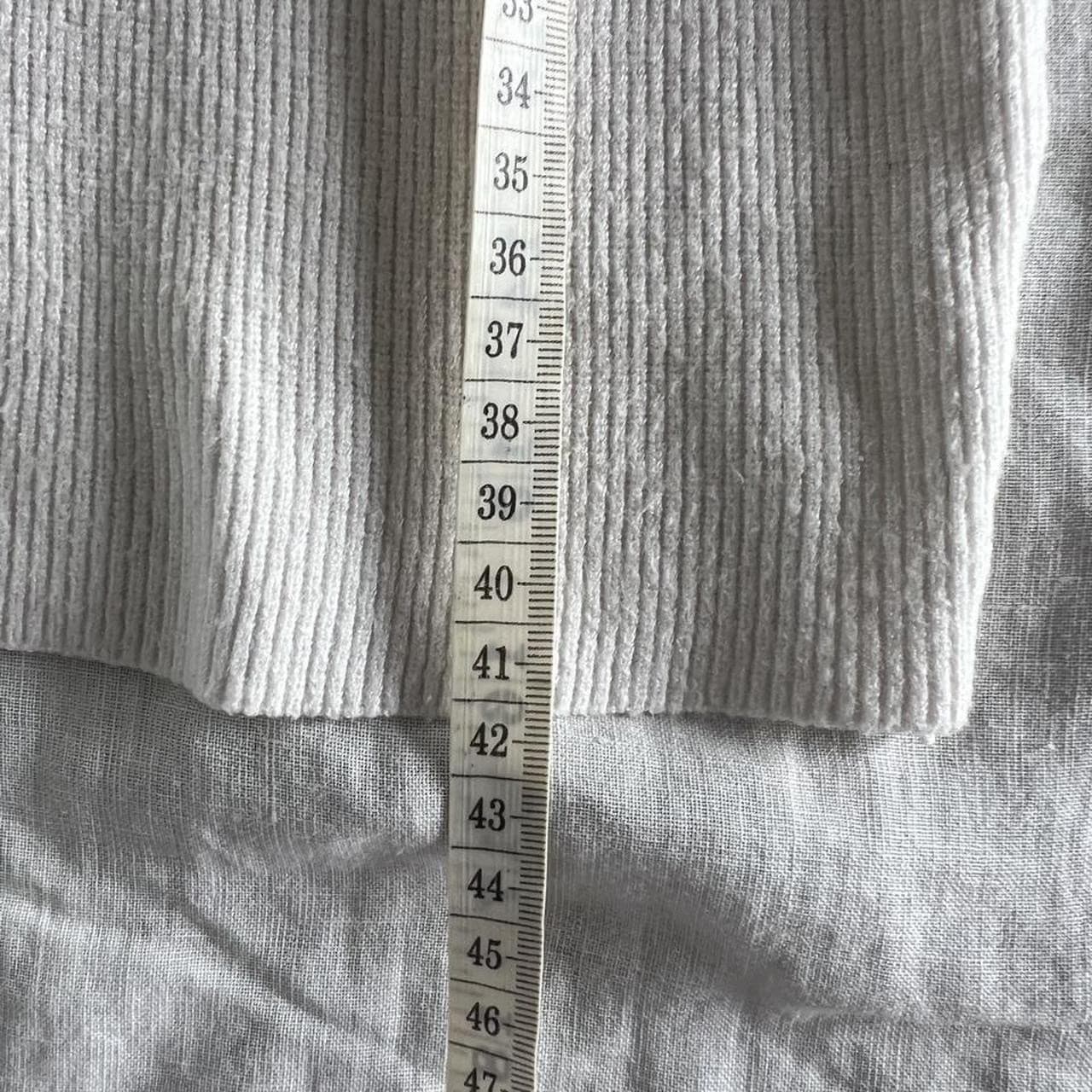 AS Studio Cream Ribbed Knit Tank Top Size S Off White Cropped Scoop Neck — photo 7 of 7