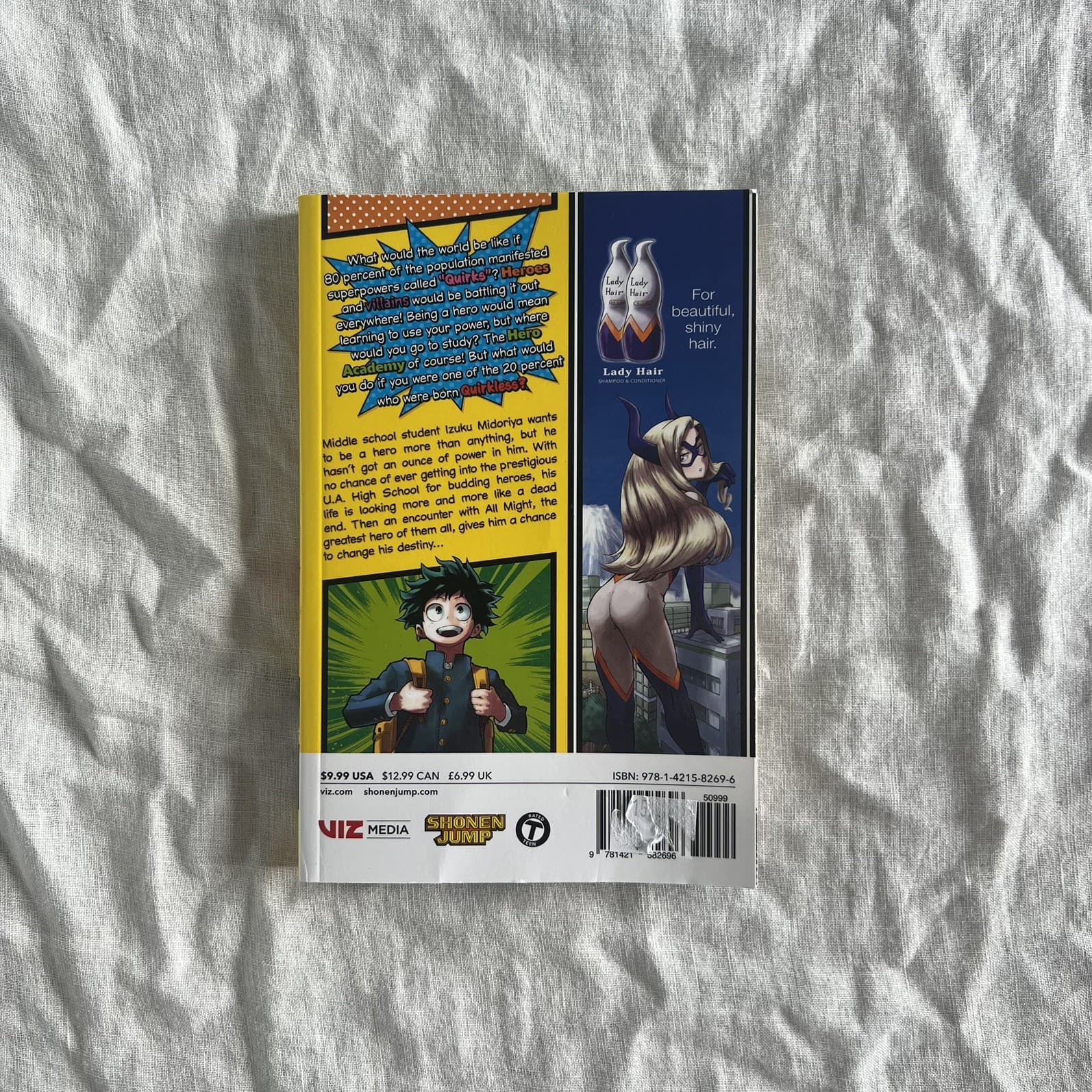 My Hero Academia Vol 1 Manga Book English Shonen Jump Kohei Horikoshi Comic — photo 2 of 3