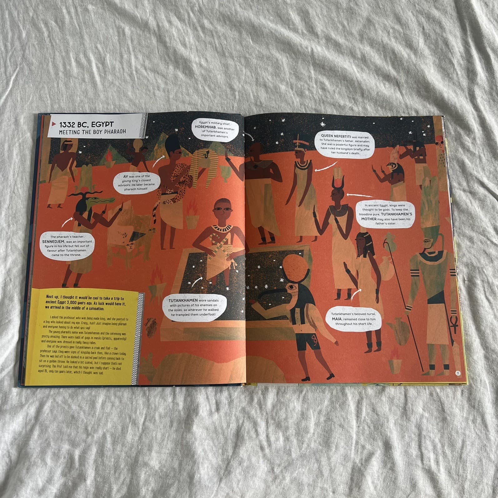 Diary of a Time Traveller Hardcover Book David Long Wide Eyed Kids History — photo 3 of 7