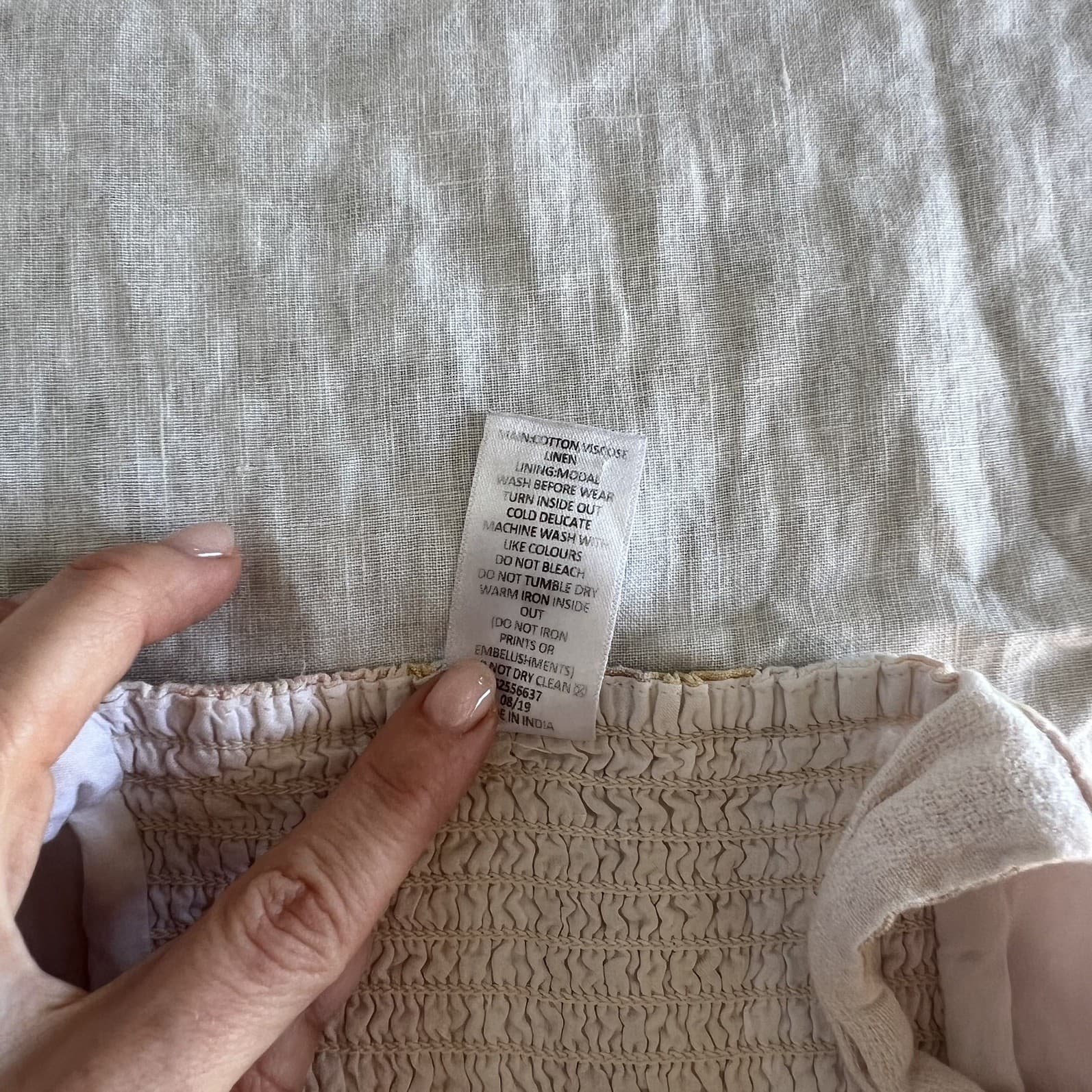 Target Kids Girls Dress Size 7 Pastel Stripe Linen Cotton Blend Sun Dress Summer — photo 5 of 6