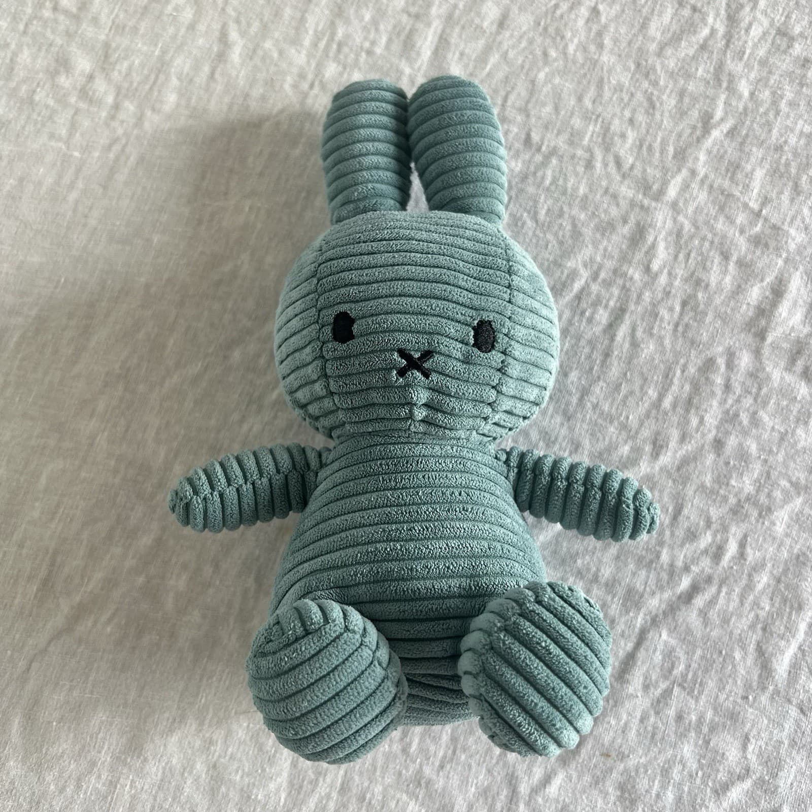Bon Ton Toys Miffy Rabbit Corduroy Plush Soft Toy Blue Green — photo 1 of 10
