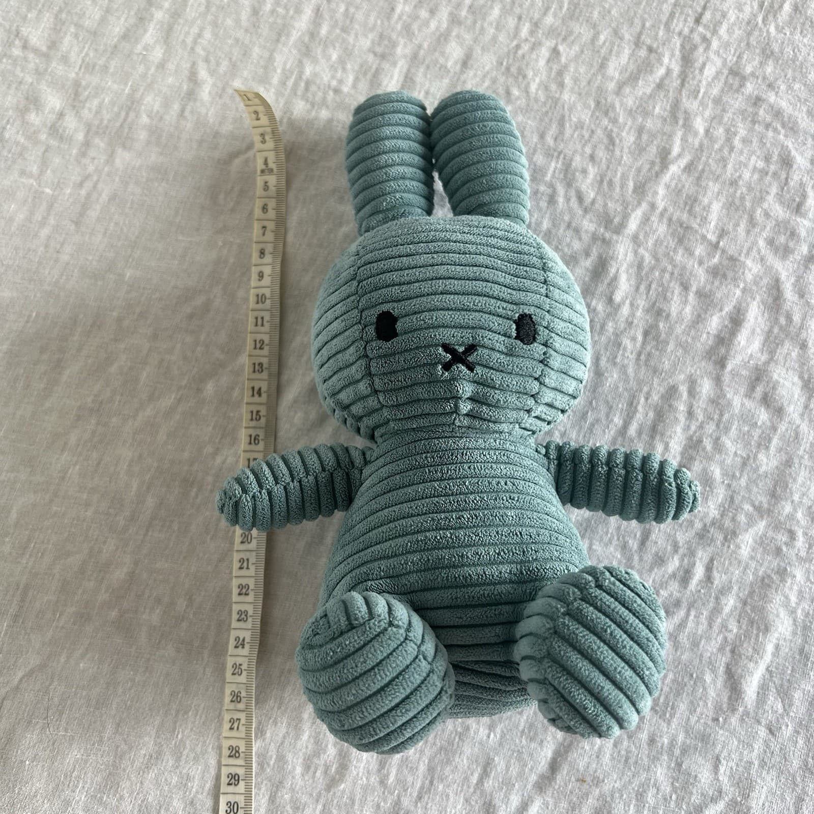 Bon Ton Toys Miffy Rabbit Corduroy Plush Soft Toy Blue Green — photo 5 of 10