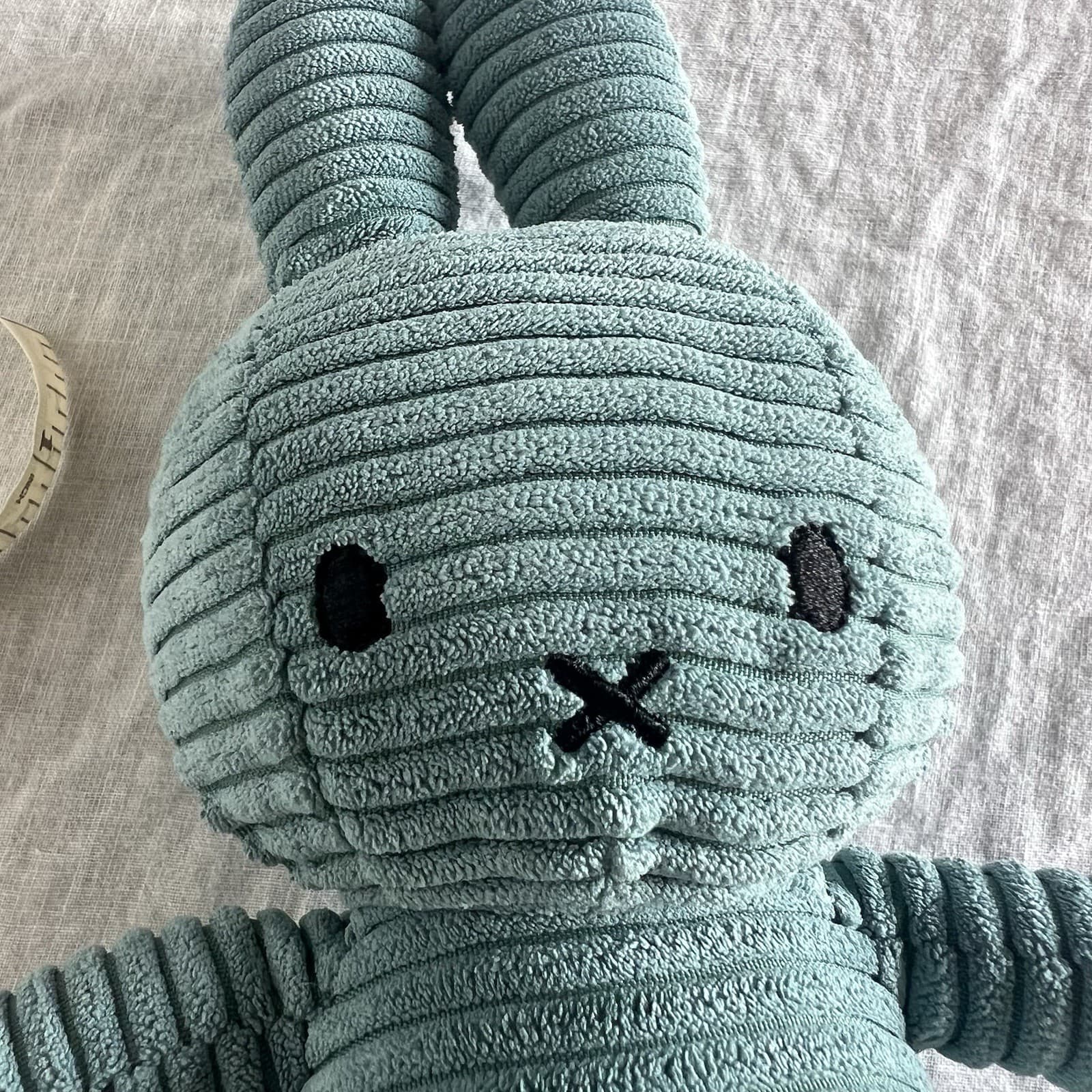 Bon Ton Toys Miffy Rabbit Corduroy Plush Soft Toy Blue Green — photo 6 of 10