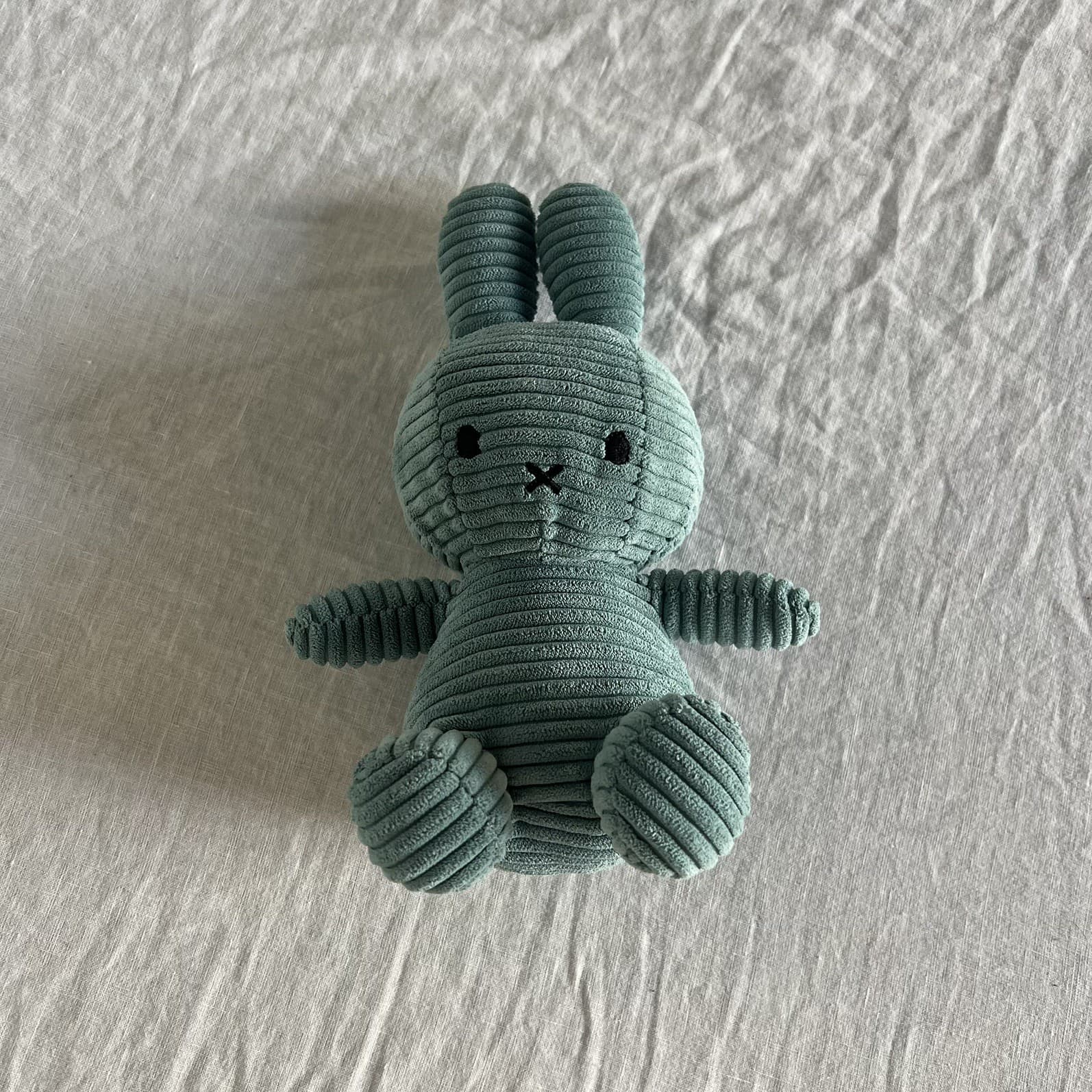 Bon Ton Toys Miffy Rabbit Corduroy Plush Soft Toy Blue Green — photo 8 of 10