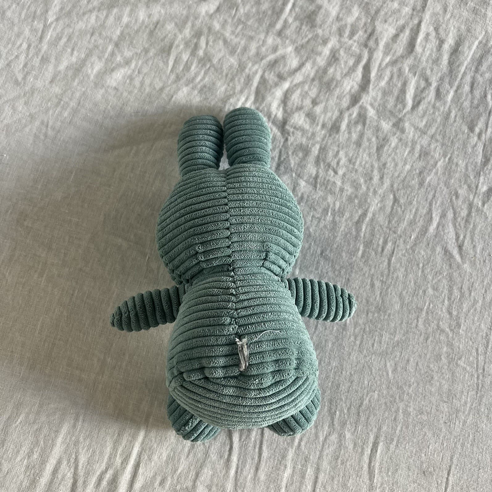 Bon Ton Toys Miffy Rabbit Corduroy Plush Soft Toy Blue Green — photo 9 of 10