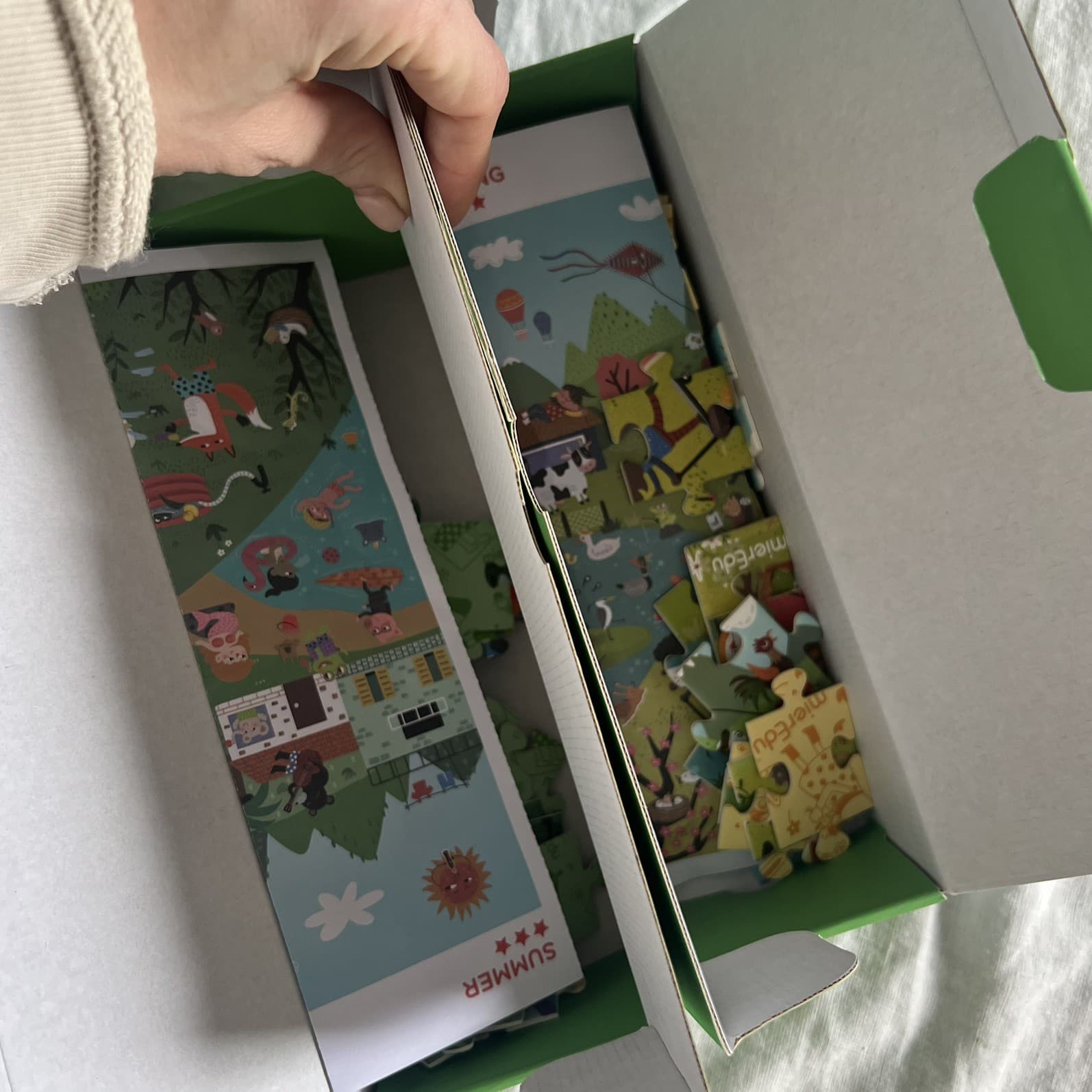 mierEdu Four Seasons Observation Puzzles Set Kids Montessori Homeschool Learning — photo 2 of 4