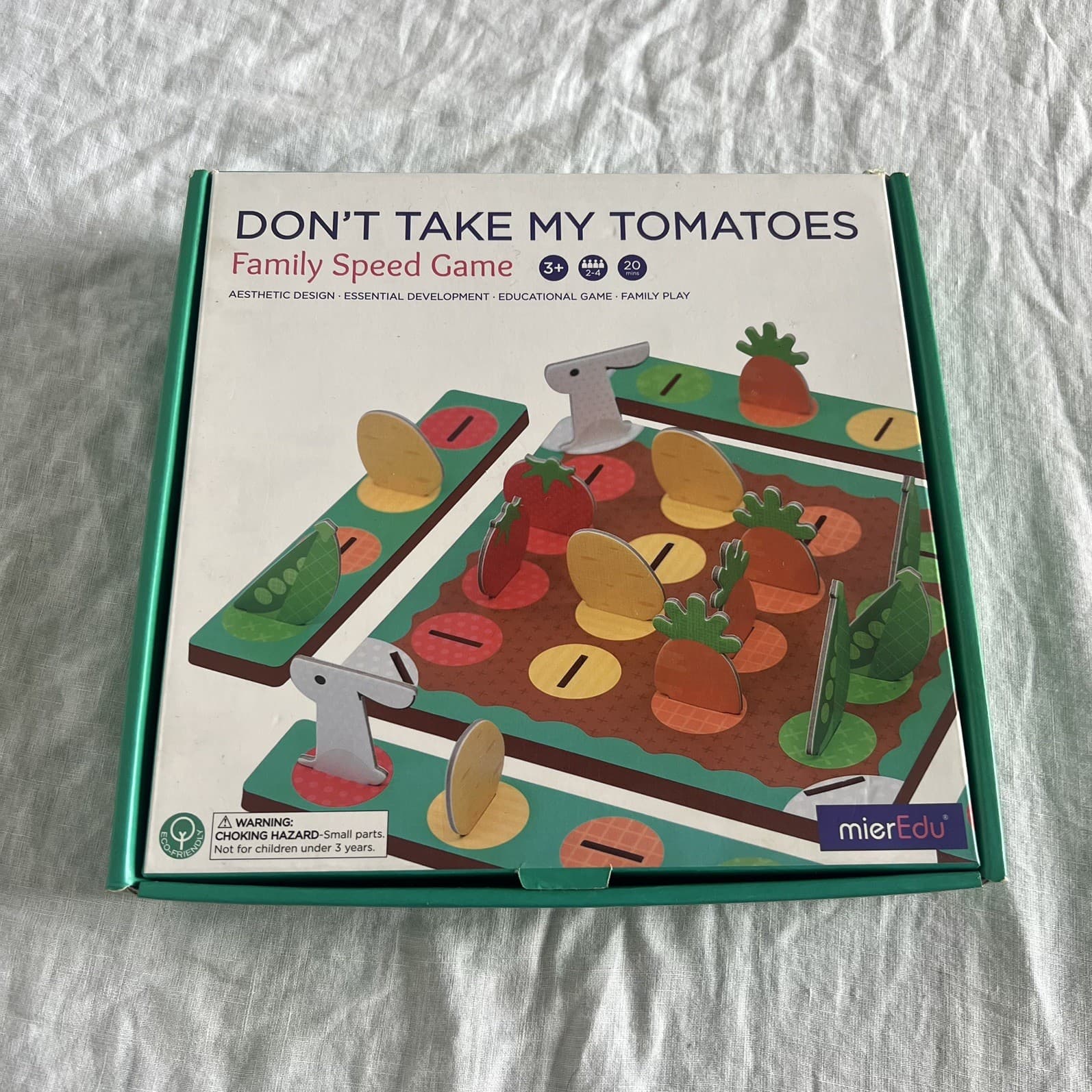 mierEdu Don’t Take My Tomatoes Family Speed Board Game Educational Kids Puzzle — photo 1 of 5