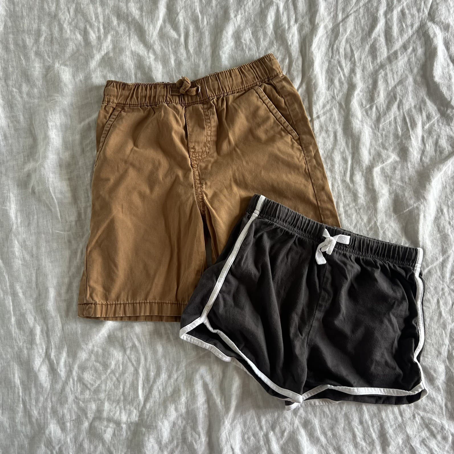 Boys Size 6 Shorts Bundle Ben Sherman Cotton Chino Tan Grey Dolphin Gym Track — photo 1 of 2