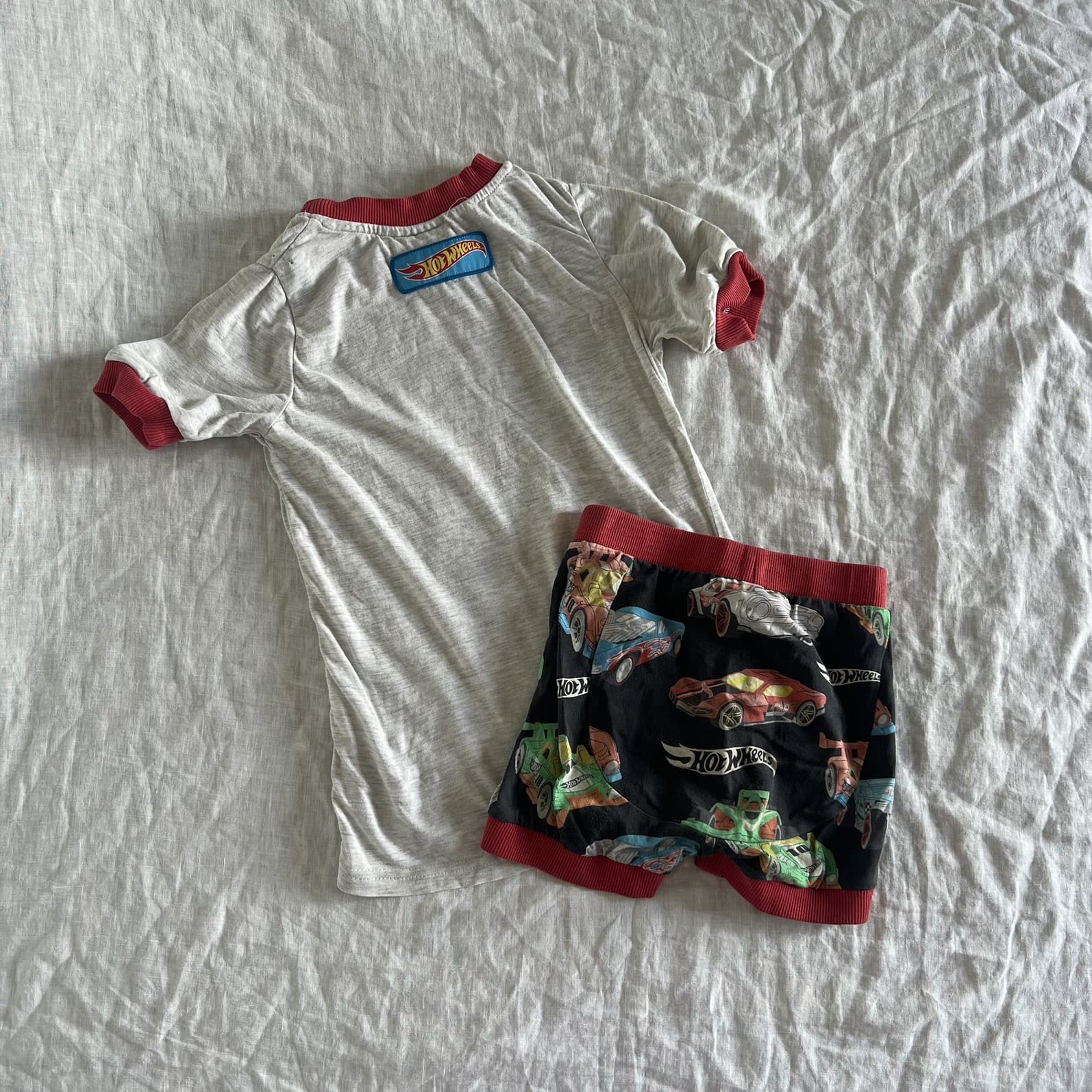 Rock Your Kid Hot Wheels Shorts Size 3 Boys Pyjama Set Car Graphic RYK — photo 6 of 6