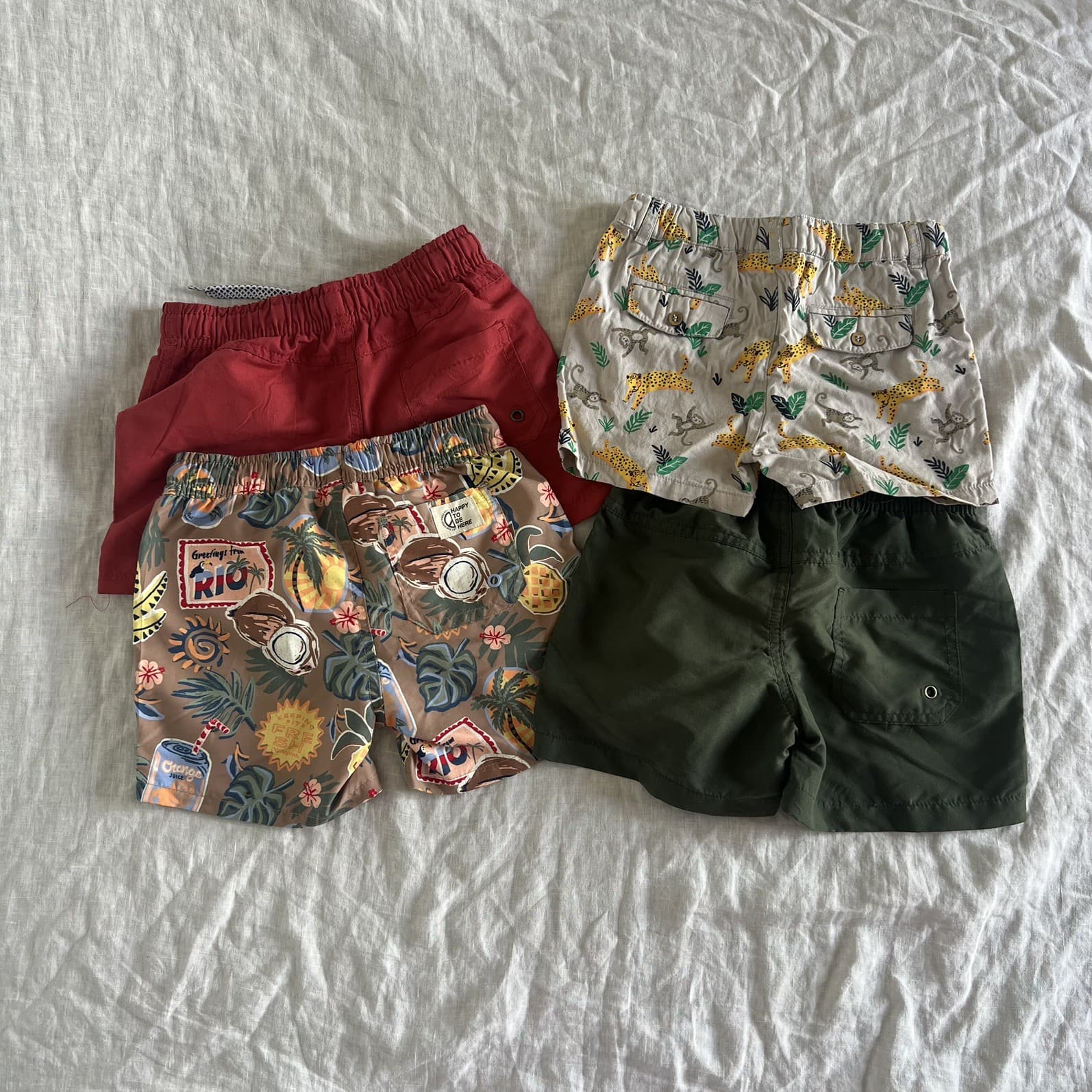 Boys Shorts Bundle Size 3 Cotton On Purebaby Favourites Boardshorts Swim 4 Pack — photo 6 of 6