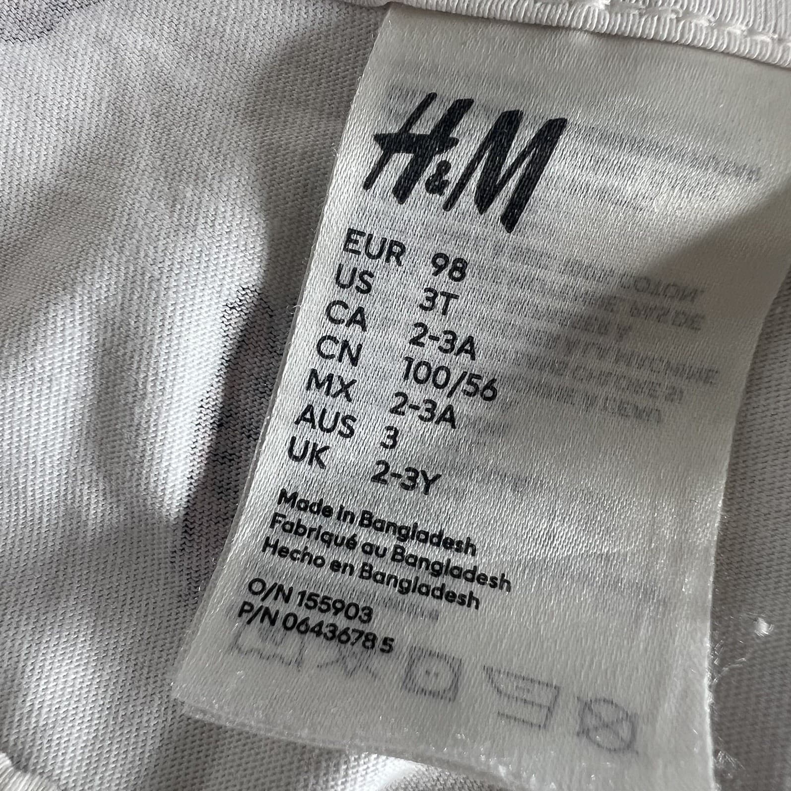 H&M Baby Boys Size 3 Romper Bundle 5pc Short Sleeve Cotton Summer Bodysuits — photo 3 of 7