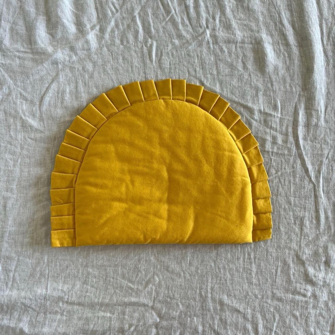 Vintage Yellow Tea Cosy Hand Made Embroidered Floral Basket Cottagecore Retro — photo 4 of 8