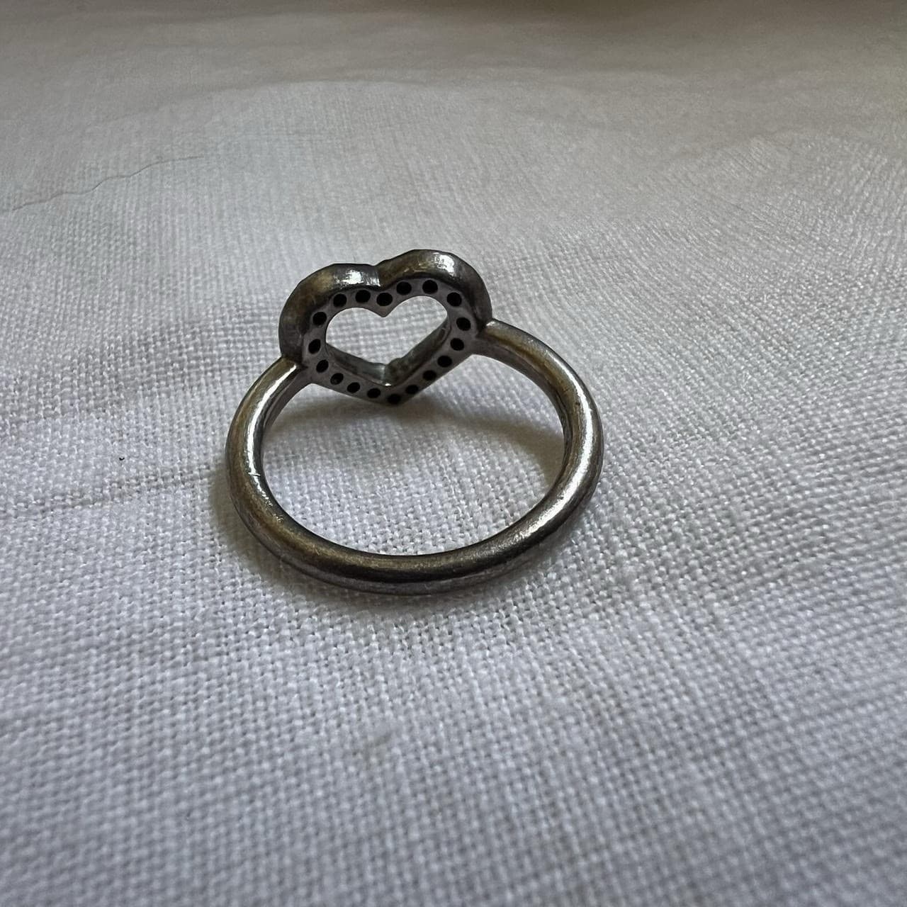 Pandora Sterling Silver Ring I 48 Open Heart 925 Band Delicate Fine Jewellery — photo 5 of 6