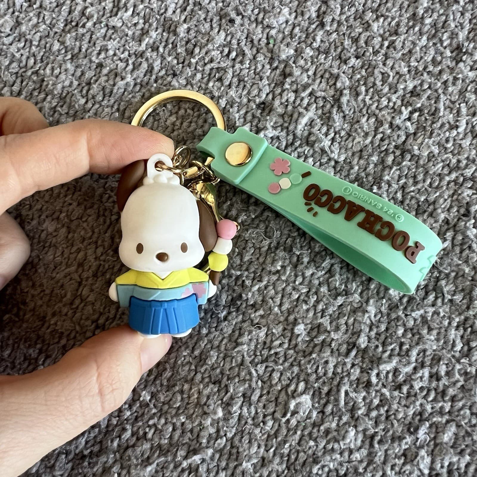 Sanrio Pochacco Keychain 2024 Japanese Dango Mochi Bag Charm Japan — photo 4 of 6