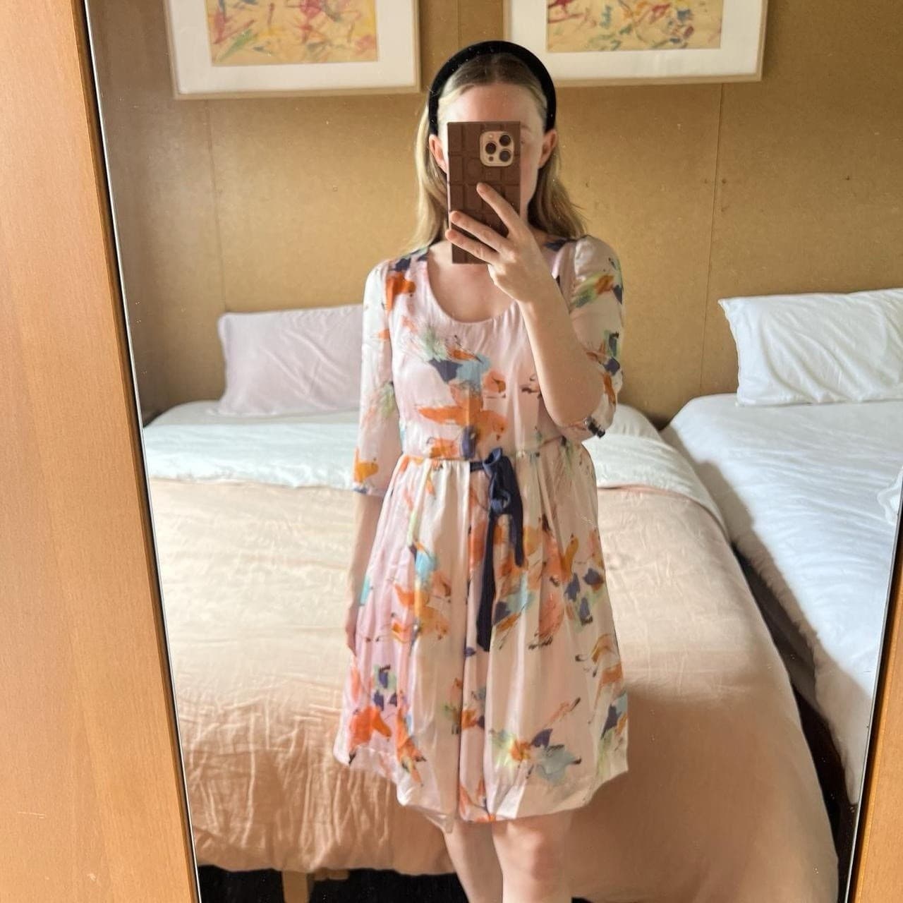 Vintage Alannah Hill Fly Me Away Dress Pink Bird Satin Y2K Romantic Party 8 — photo 2 of 7
