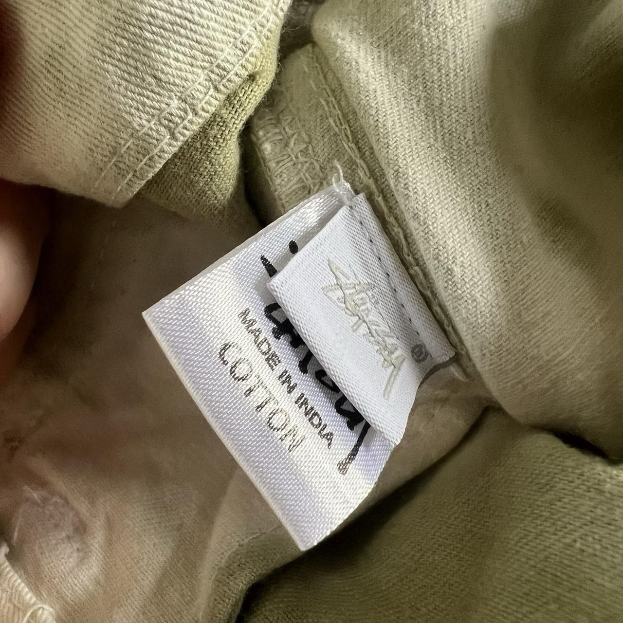Stussy Floyd Pants 8 Green Tie Dye Cotton Denim Jeans Straight Leg Y2K Skate — photo 4 of 8