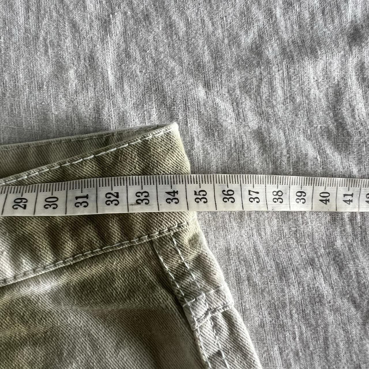 Stussy Floyd Pants 8 Green Tie Dye Cotton Denim Jeans Straight Leg Y2K Skate — photo 5 of 8