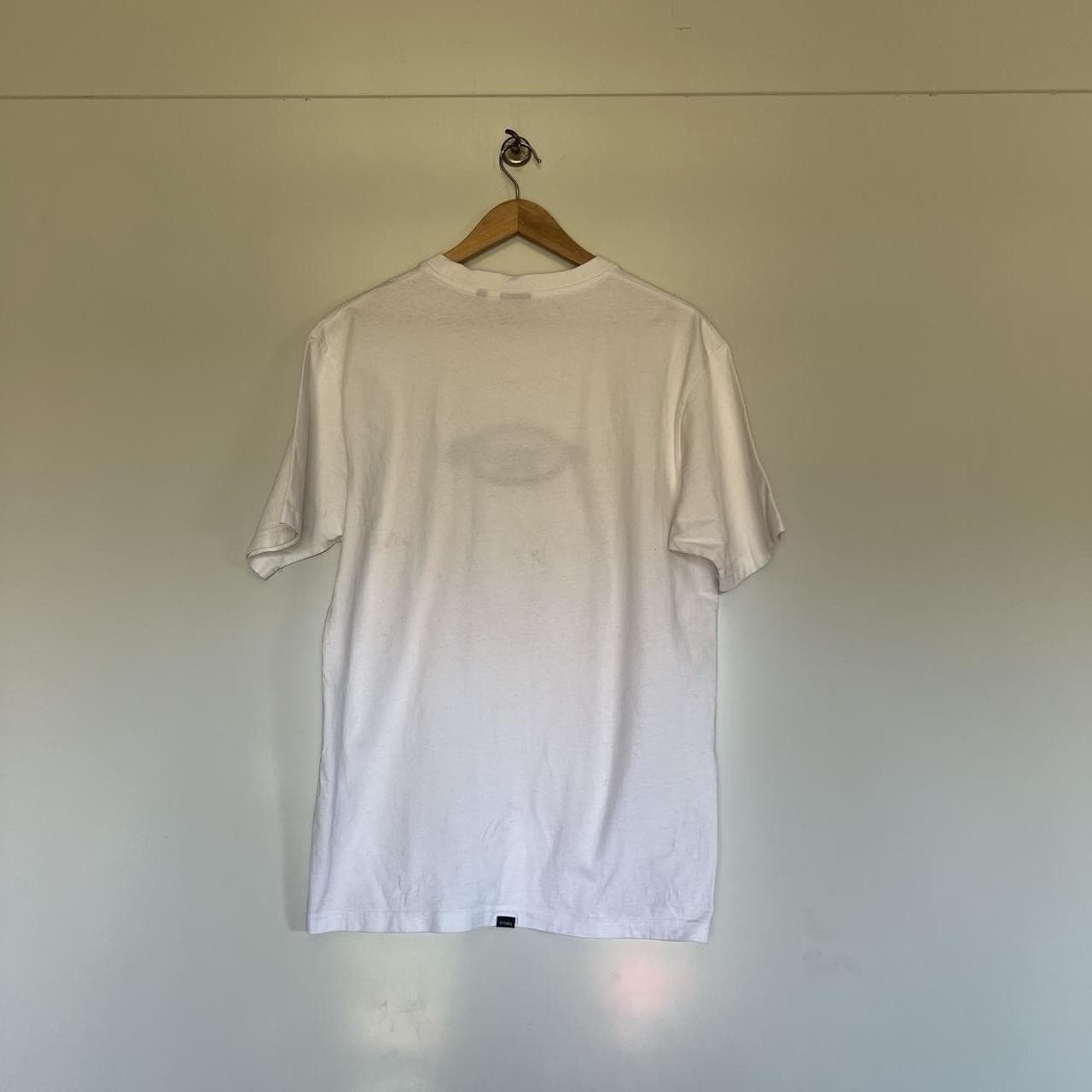 Thrills Co White Organic Cotton T Shirt XS Relaxed Boxy Panther Logo Skate Tee — photo 4 of 8