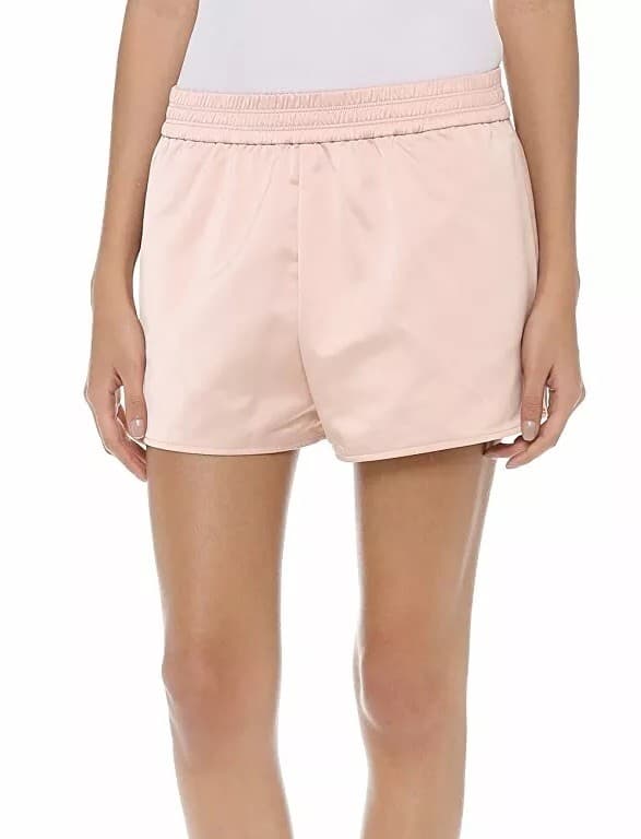 T by Alexander Wang Pink Satin Track Shorts XS AU 6 8 Running Y2K Coquette — photo 3 of 14