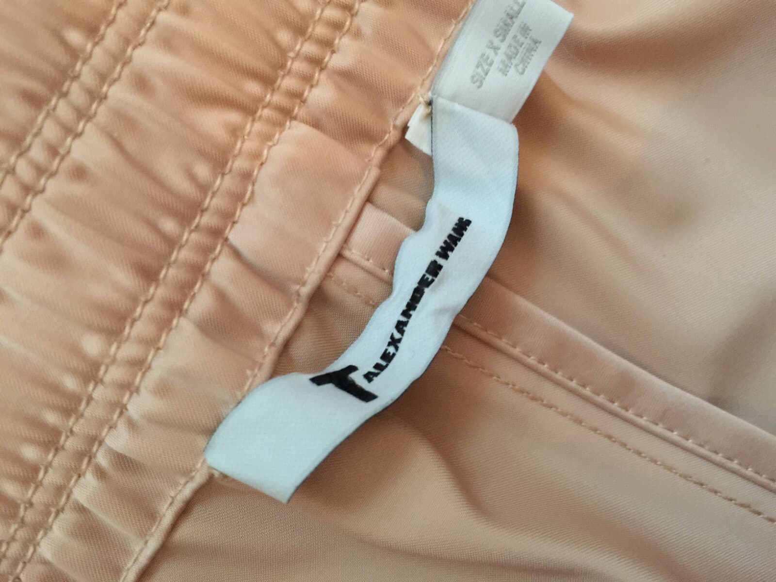 T by Alexander Wang Pink Satin Track Shorts XS AU 6 8 Running Y2K Coquette — photo 6 of 14