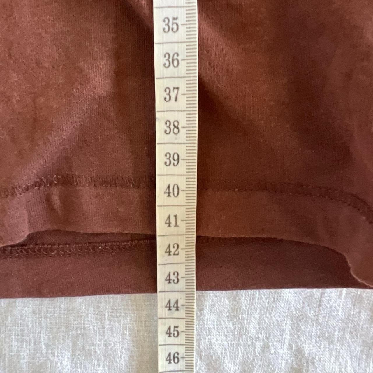 Cotton On Chocolate Brown Baby Tee Cropped T-Shirt Boxy Cotton Top M — photo 6 of 7