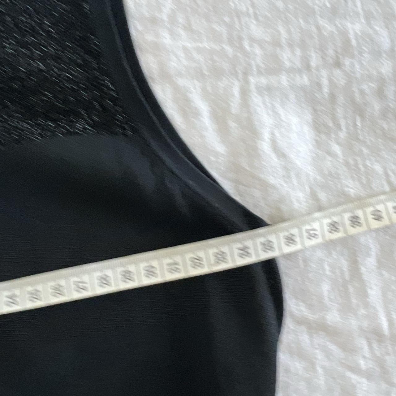 Vintage Y2K Mesh Going Out Top Black Sparkly Beaded Party Tank Cami S M — photo 4 of 8