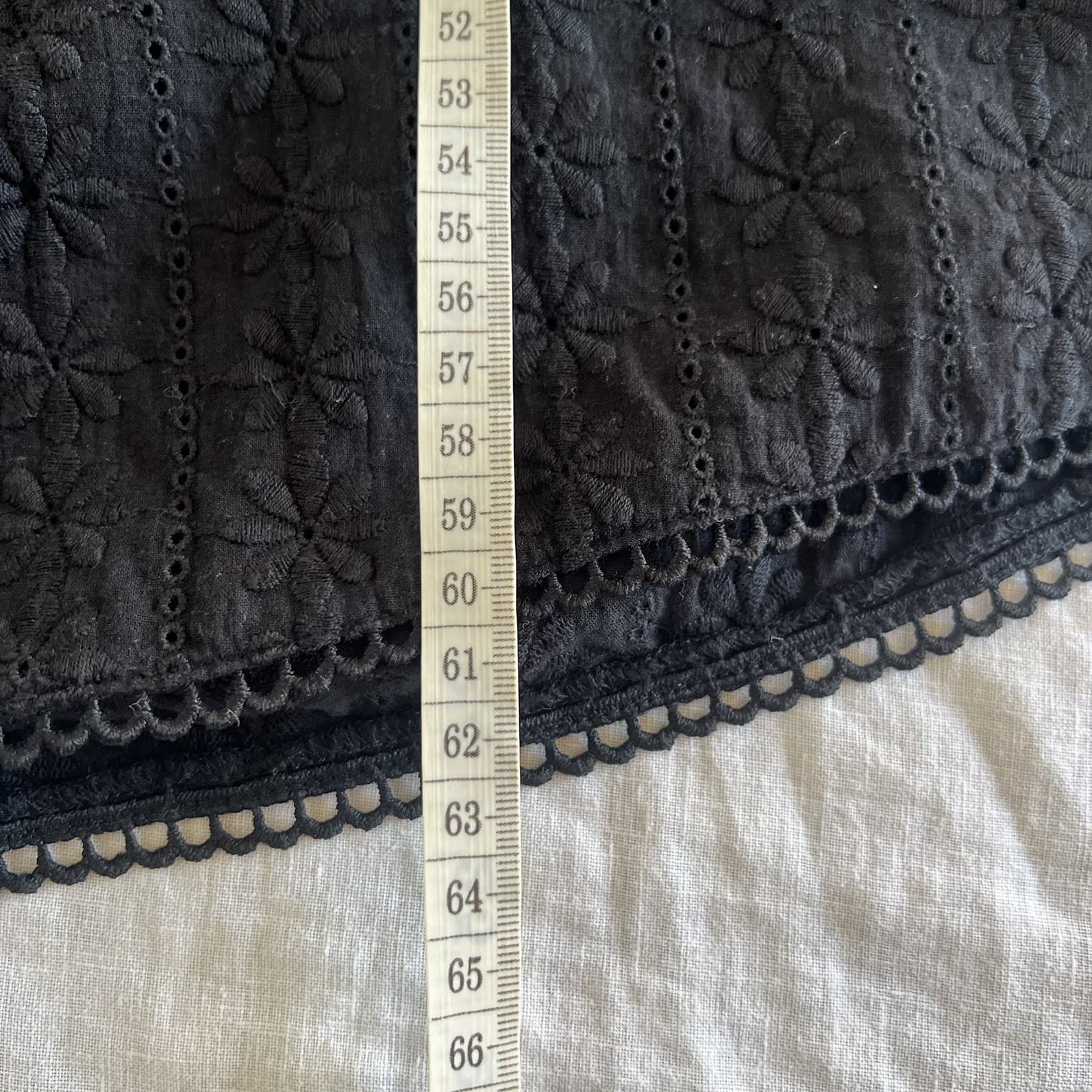 We Are Kindred Black Cotton Eyelet Lace Blouse Boho Cottagecore Button Top 10 — photo 2 of 8