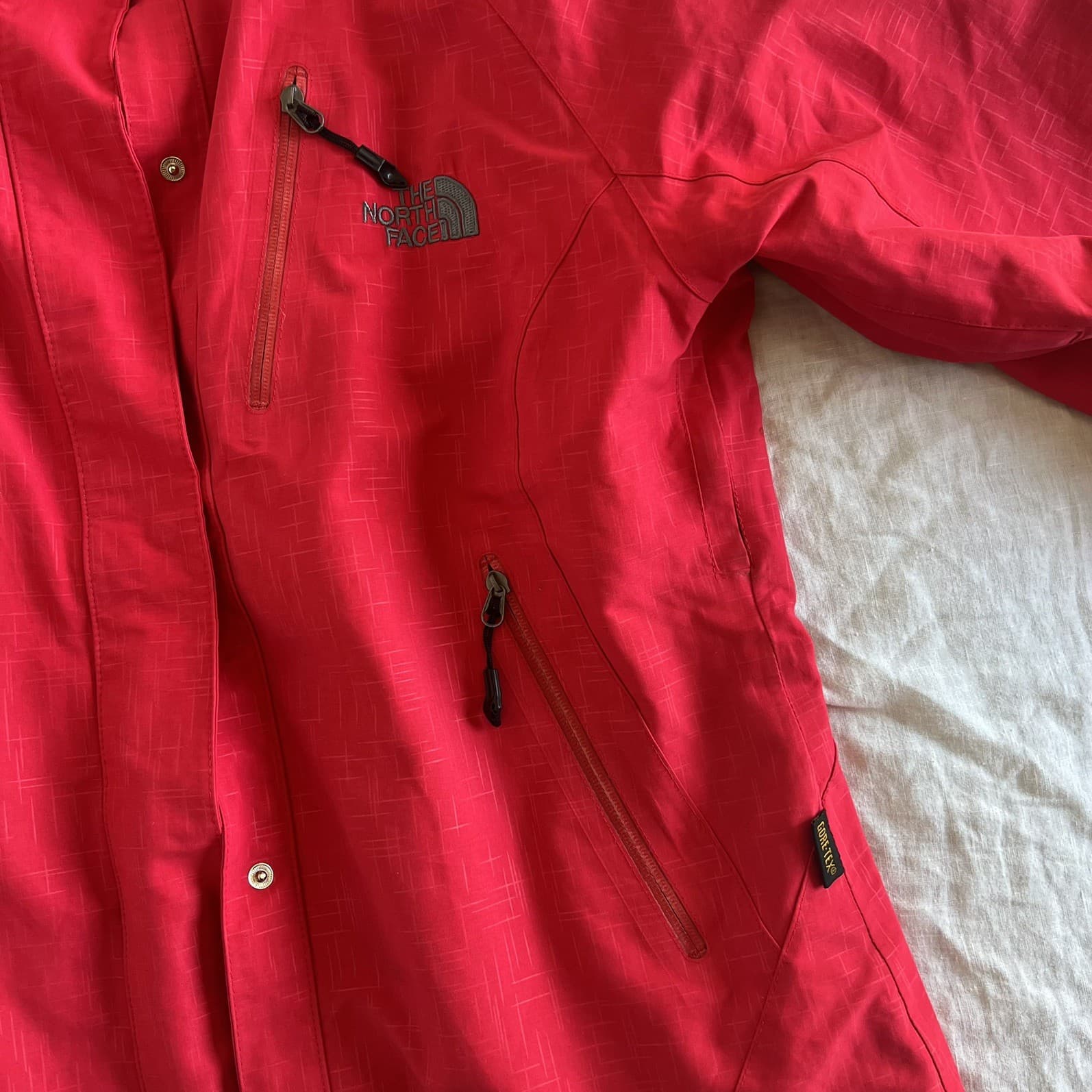 Vintage The North Face Summit Series Jacket Gore-Tex Red Raintex Shell Large L — photo 4 of 11