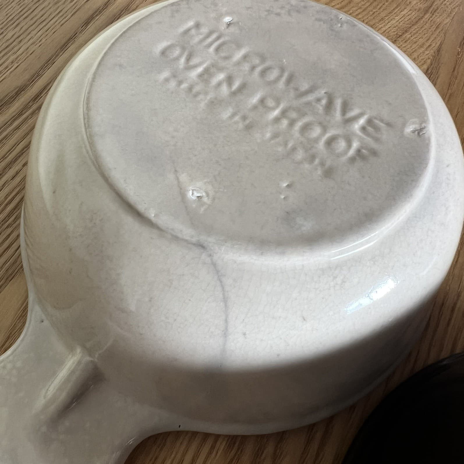 Vintage 70s Japan Stoneware Soup Bowls Set 2 Tonsui Single Handle Cereal Meal — photo 10 of 12