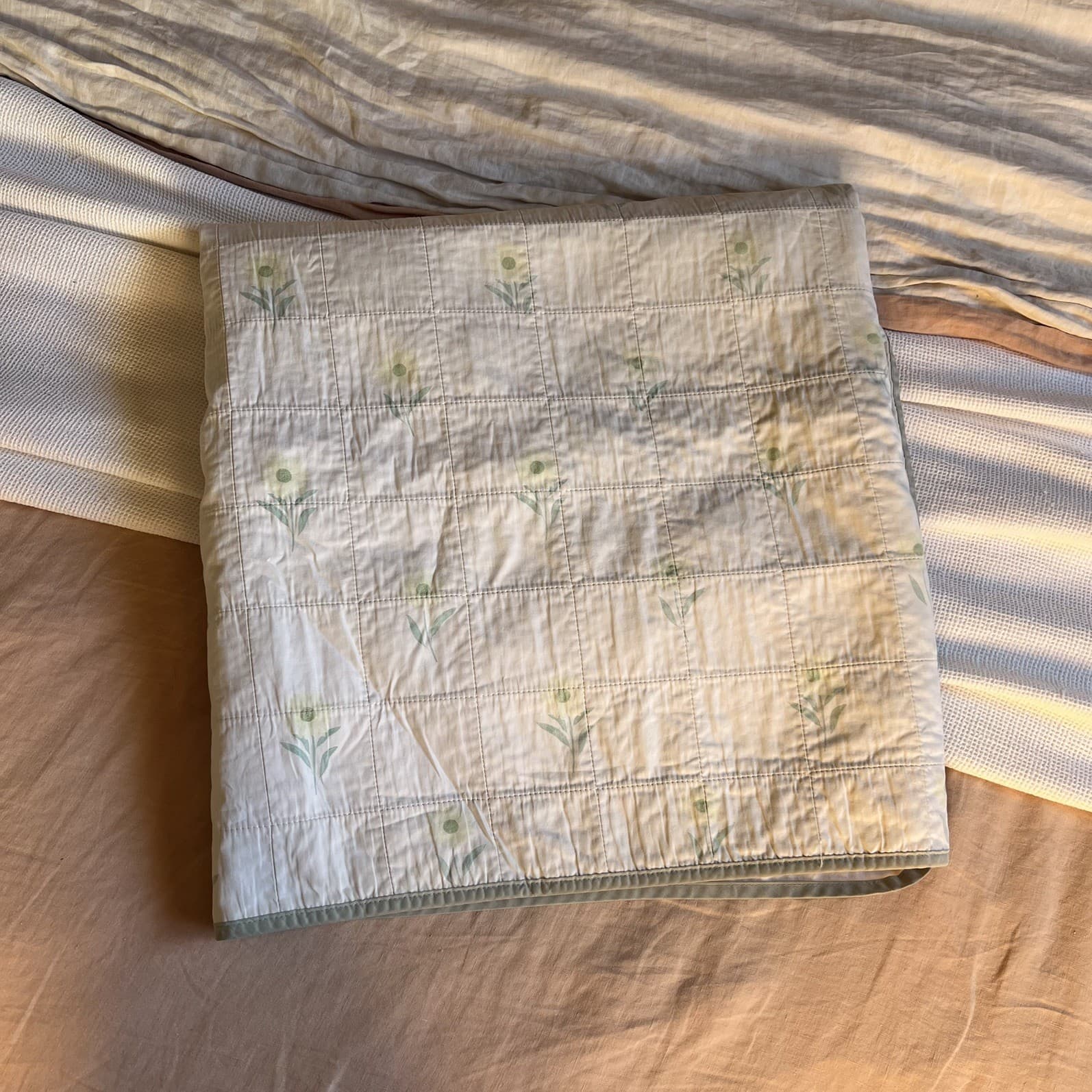 Bambella Designs Sunflower Waterproof Training Sheet Single King Single Bed Pad — photo 1 of 8