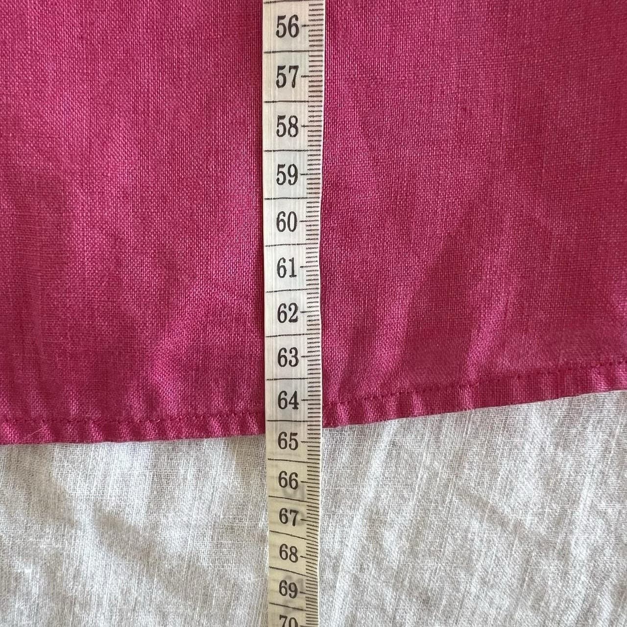 Sussan Hot Pink Linen Tank Top 14 Dopamine Dressing Fuchsia Coastal Summer — photo 7 of 8